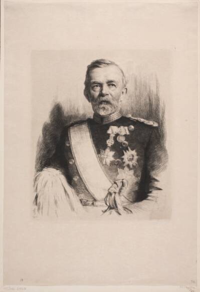 Portræt af Generalmajor L. Koefoed