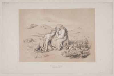 Moder og datter, pag. 289, illustration til Christian Winthers "Hjortens Flugt"