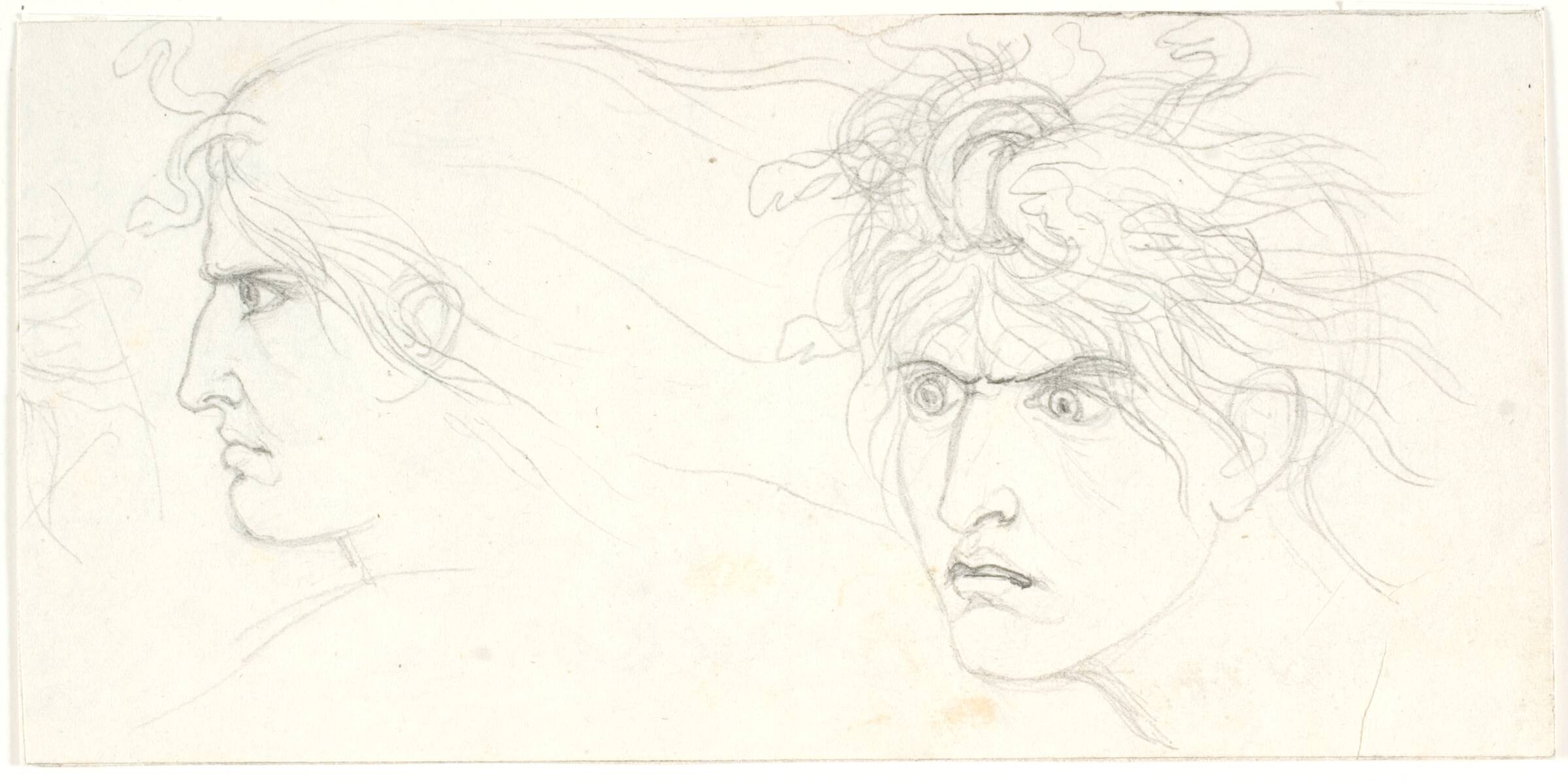 To studiehoveder af erinyerne, C.G. Kratzenstein Stub, 1814