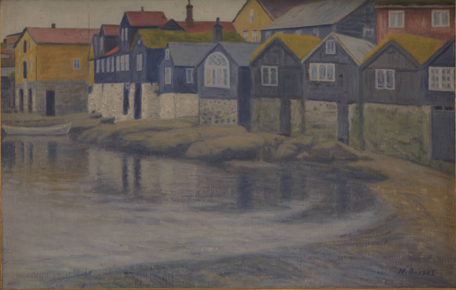Gamle huse i Thorshavn, Niels Bjerre, 1925
