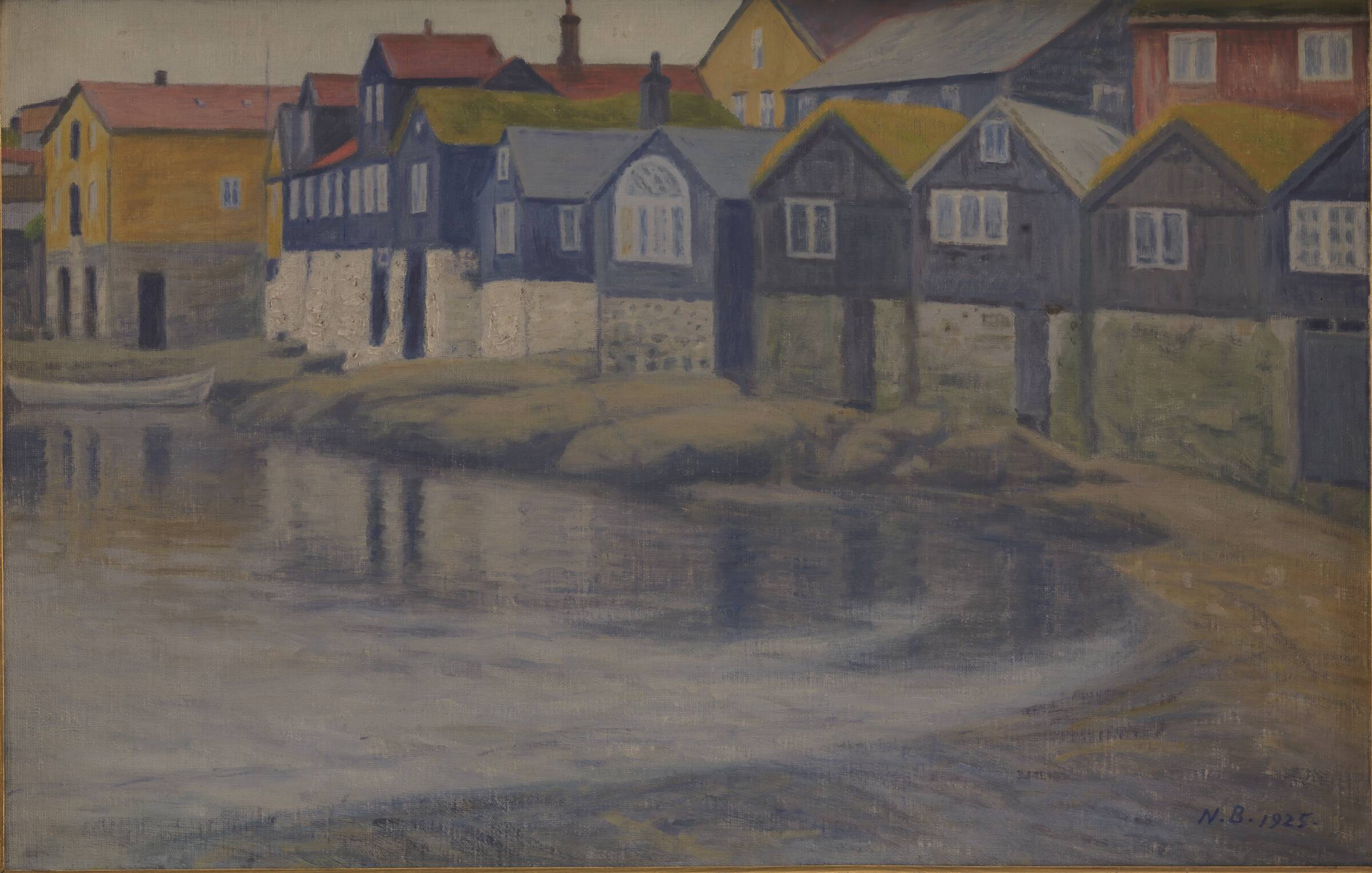 Gamle huse i Thorshavn, Niels Bjerre, 1925