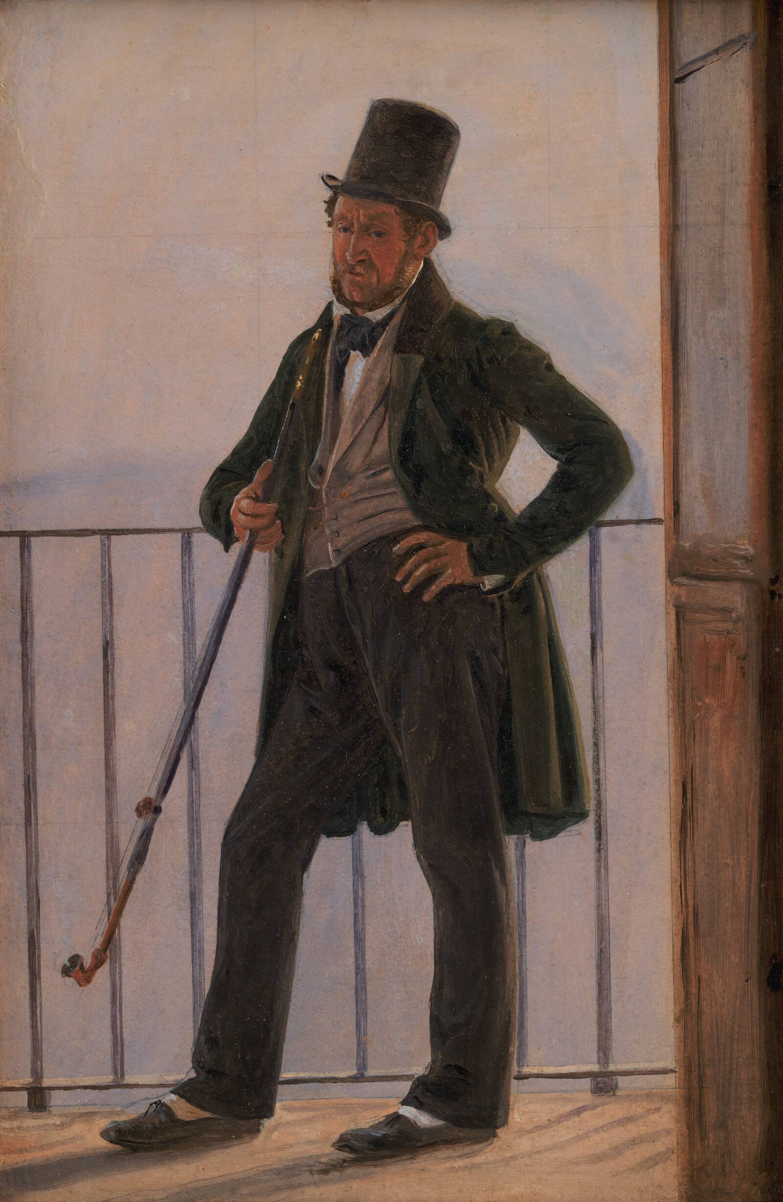 Maleren Albert Küchler, Constantin Hansen, 1837