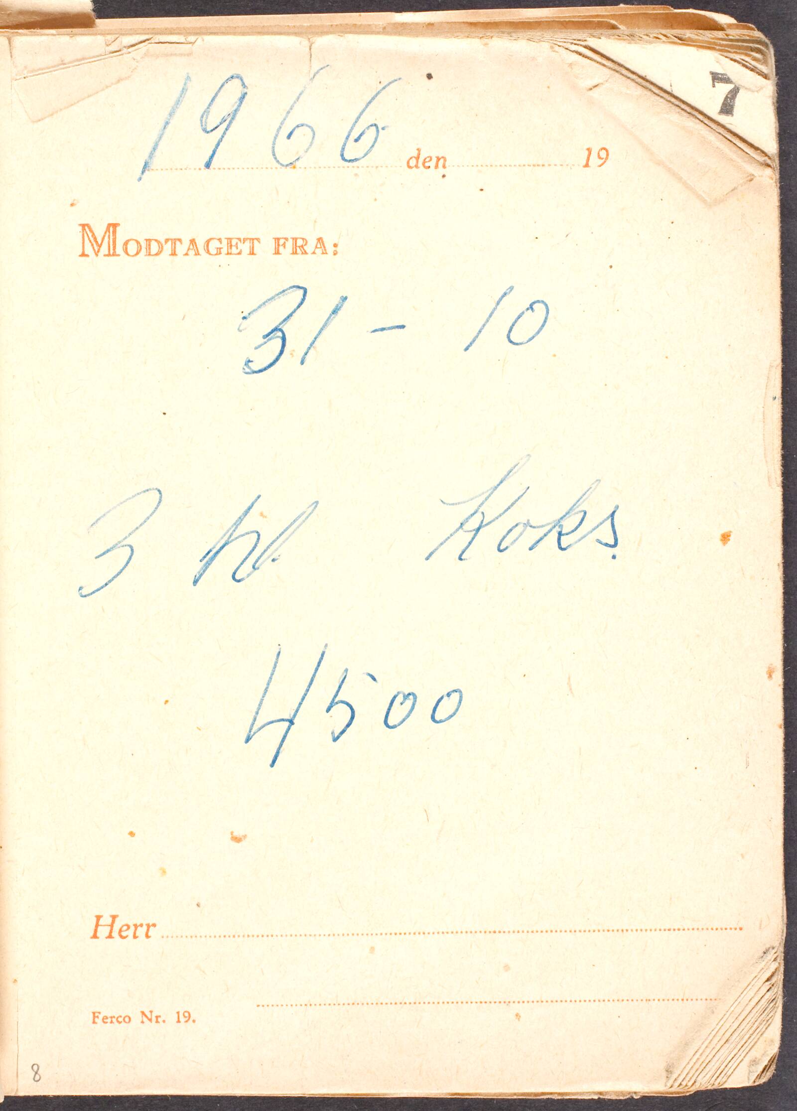 Noter, Bjørn Nørgaard, 1965-1967