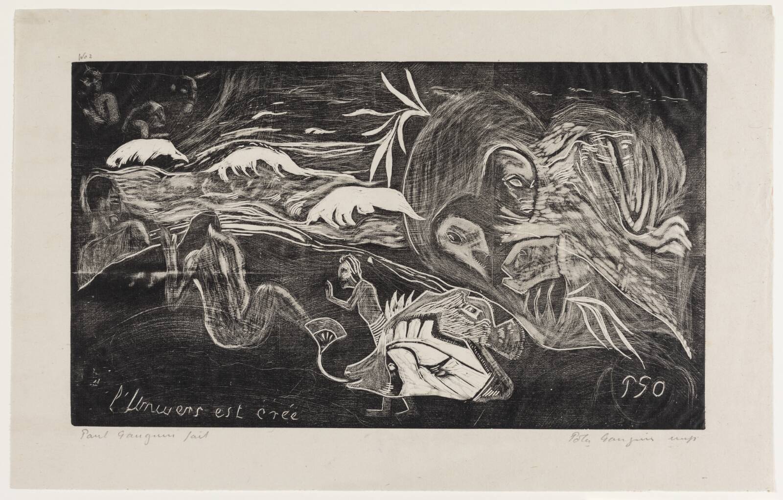 L'univers est créé, Paul Gauguin, 1891-1893