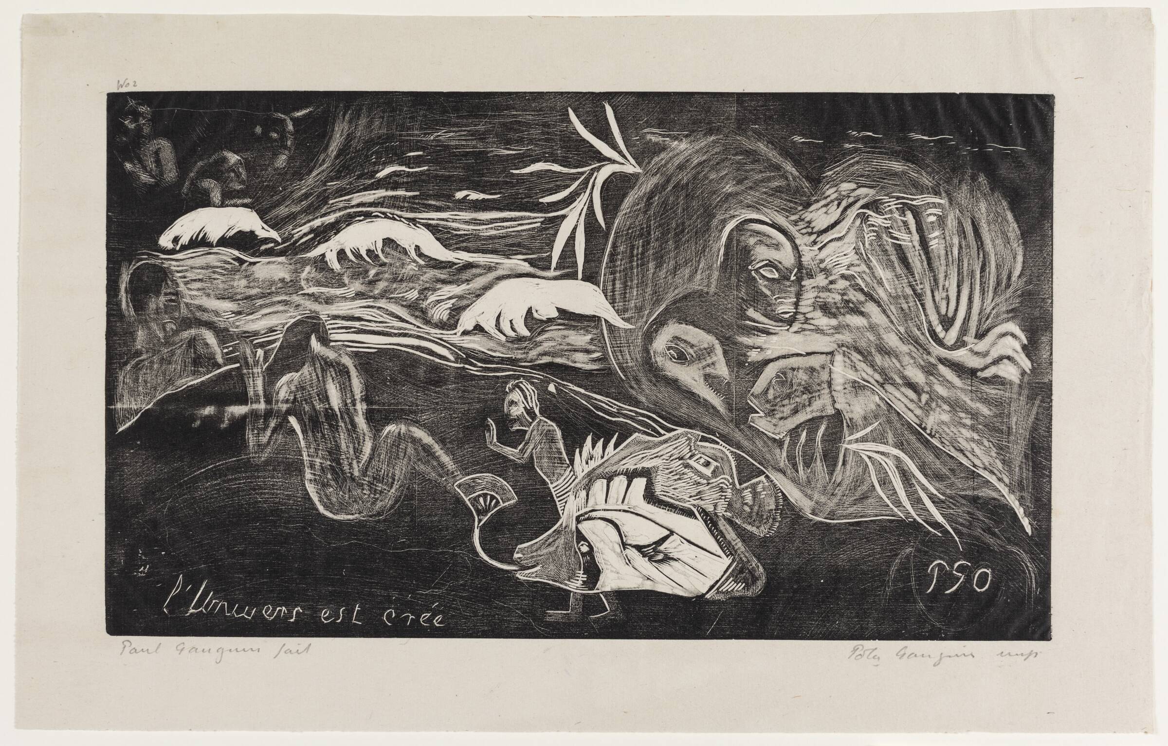 L'univers est créé, Paul Gauguin, 1891-1893