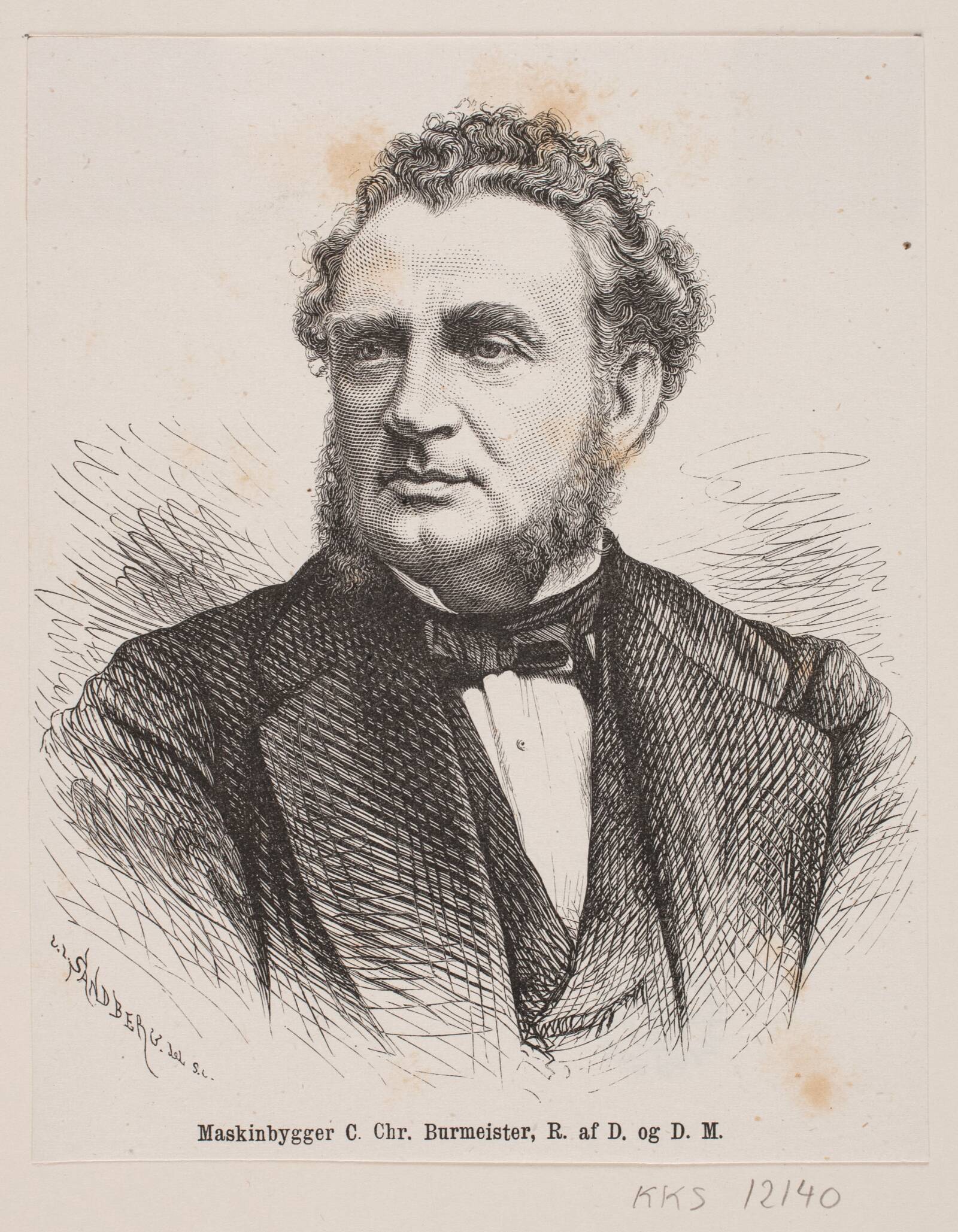 C. C. Burmeister, Carl Leonard Sandberg, 1874