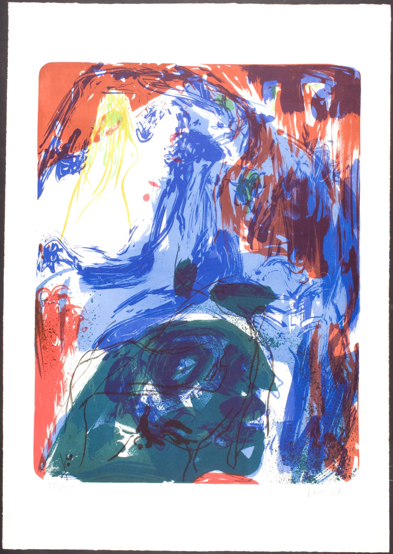 Uden titel, Asger Jorn, 1967