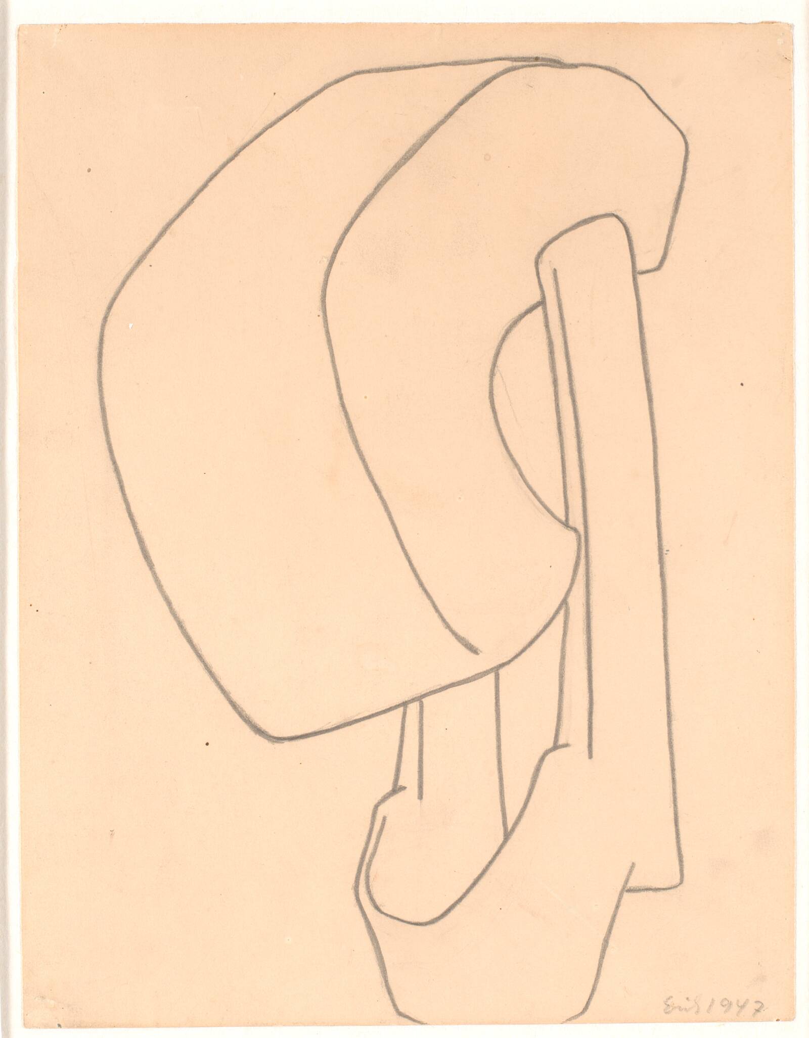 Abstrakt figur, Erik Thommesen, 1947