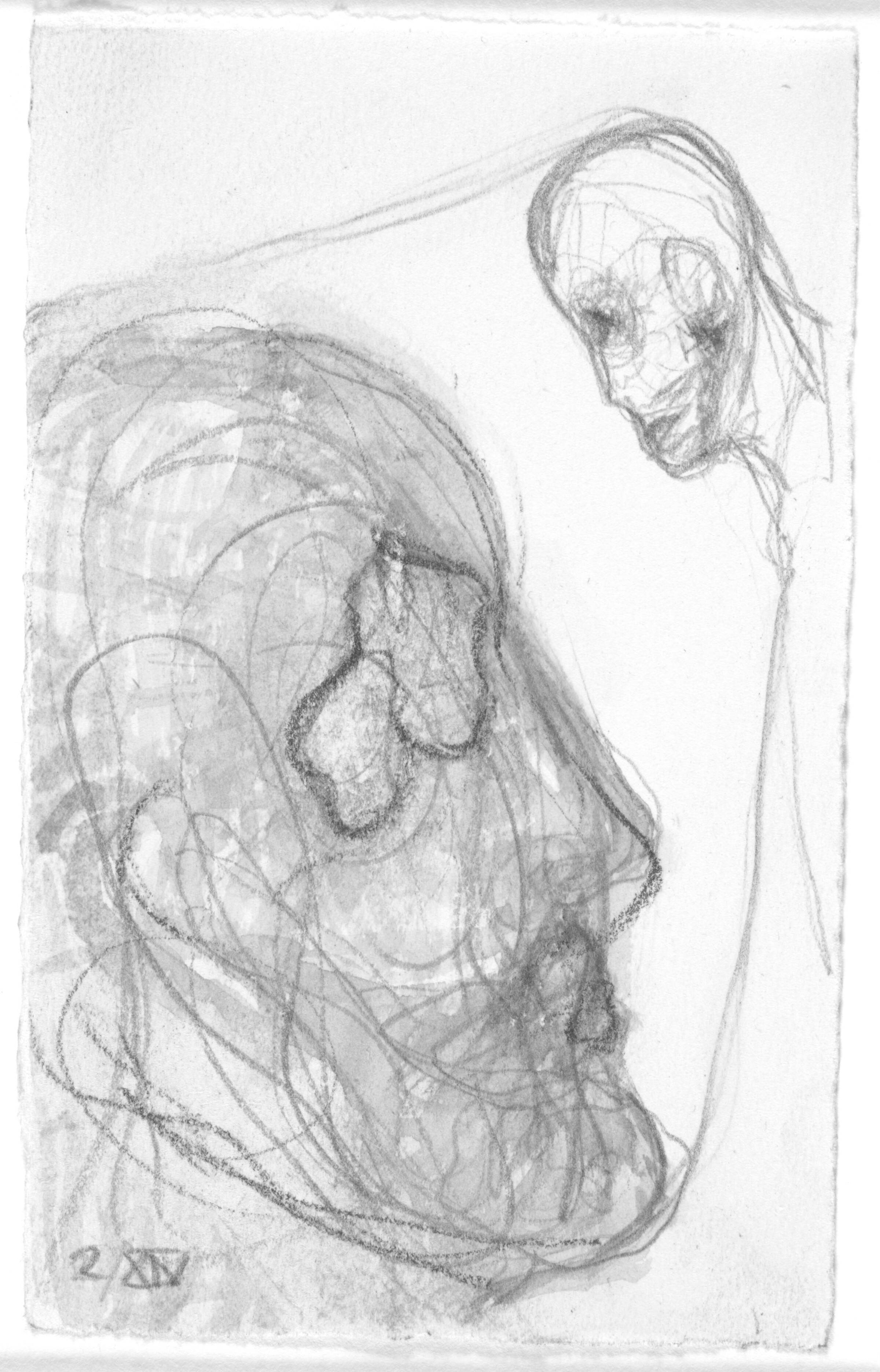 Skitse til fjortende sang i Homers Odyssé, Peter Brandes, 2001-2002