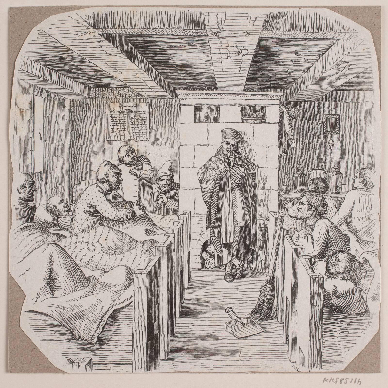 Uglspil som doktor, Balzer Dahl, 1885