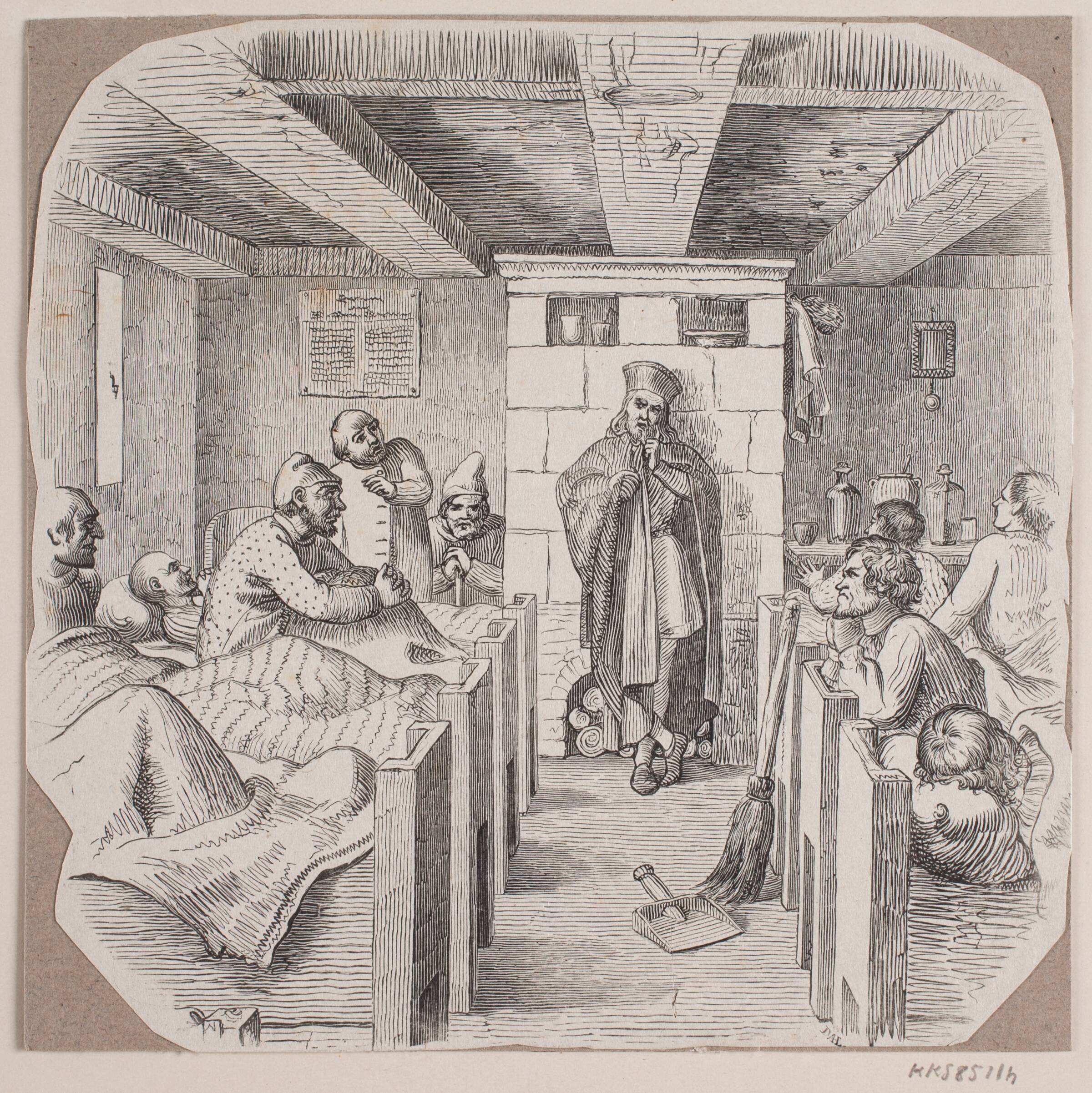 Uglspil som doktor, Balzer Dahl, 1885