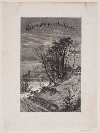 Omslag til Vilhelm Bergsøe, "Gjengangerfortællinger"