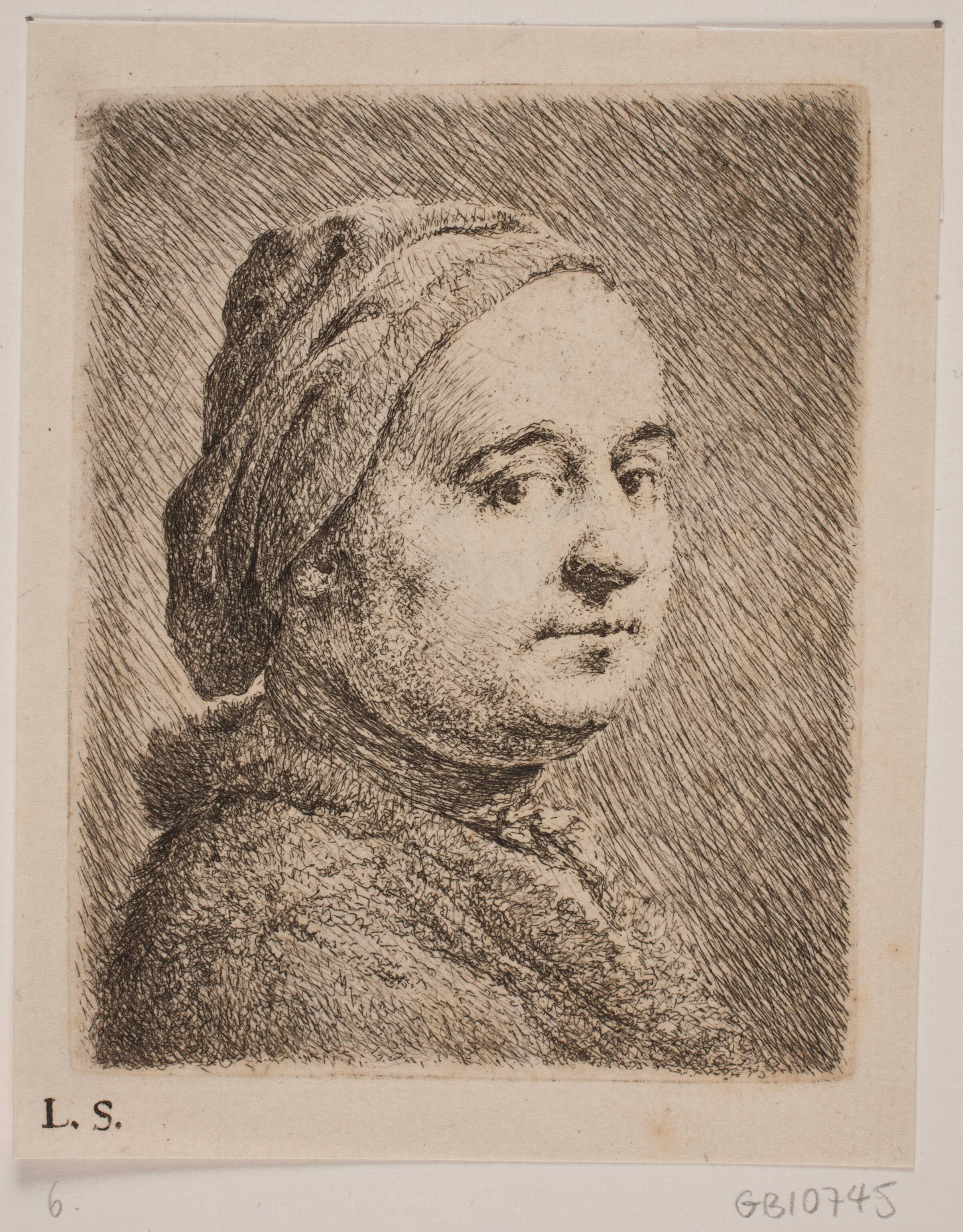 Brystbillede af en midaldrende Mand, Joseph Brecheisen, 1748-1768