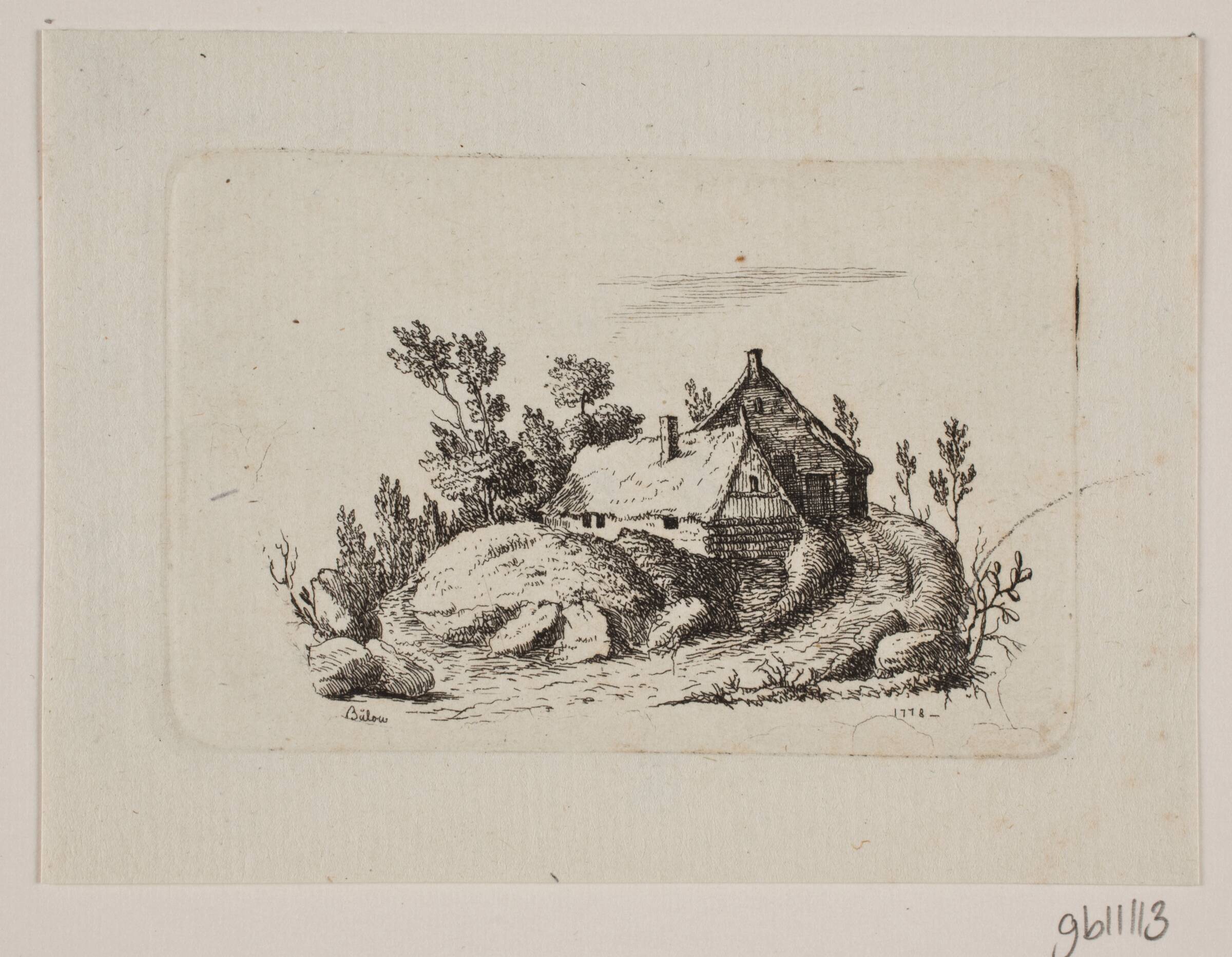 Landskab, Johan Bülow, 1778