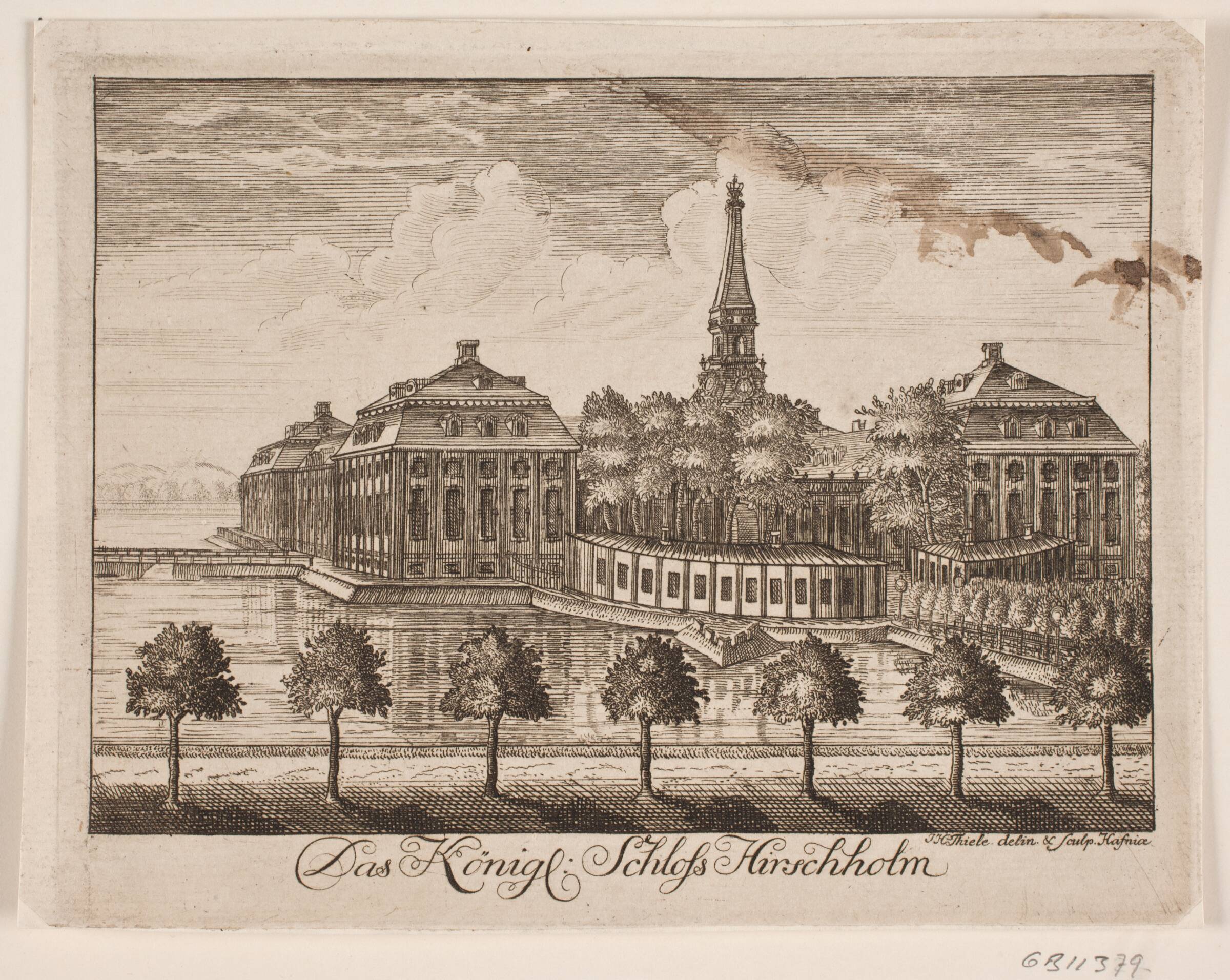 Hørsholm Slot, Johan Herman Thiele, 1735-1750