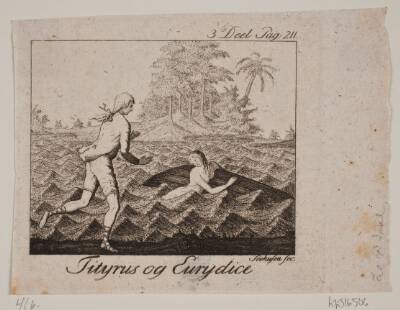 Vignet. Tityrus og Eurydice