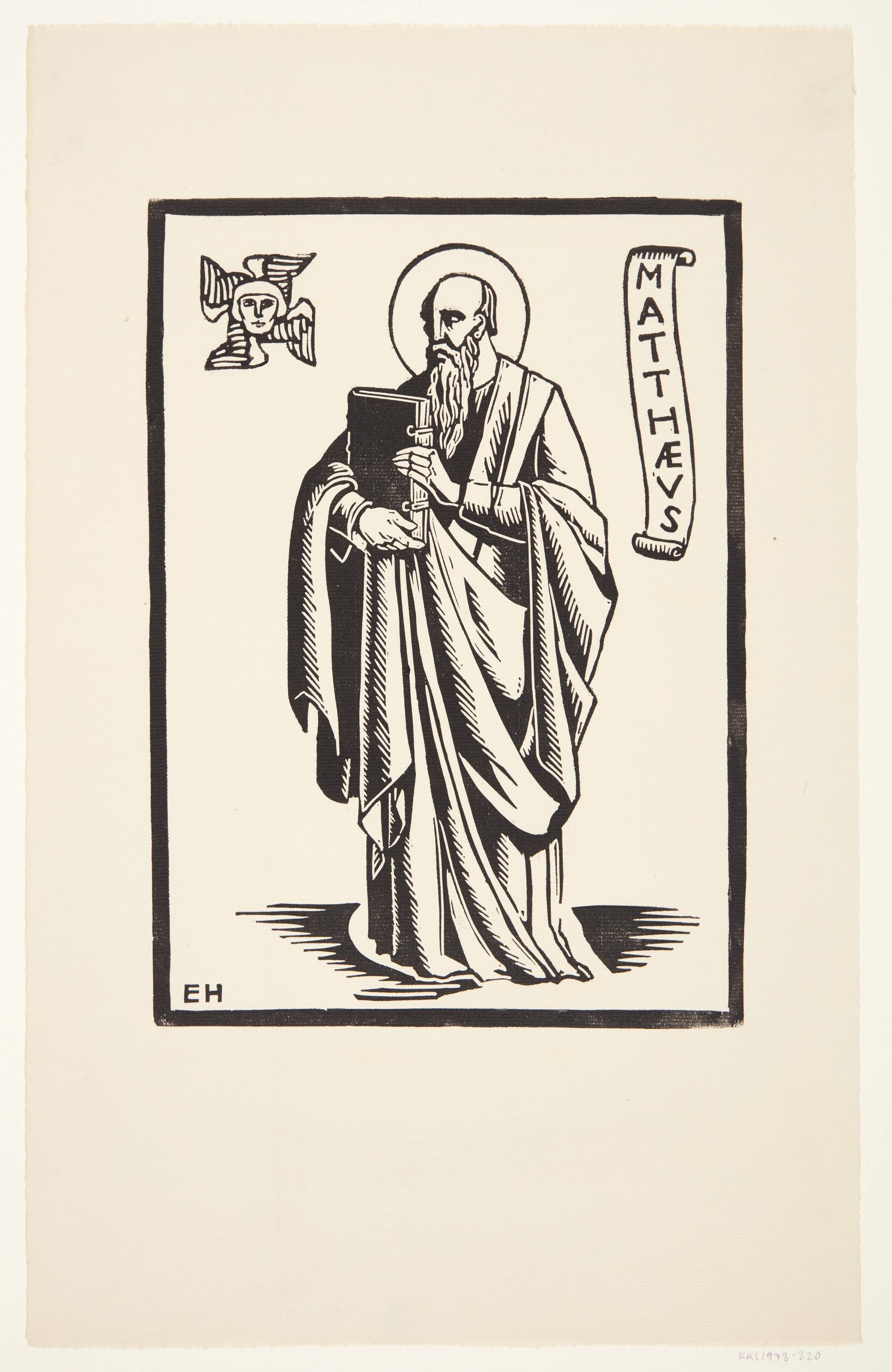 Evangelisten Matthæus, Ebba Holm, 1928
