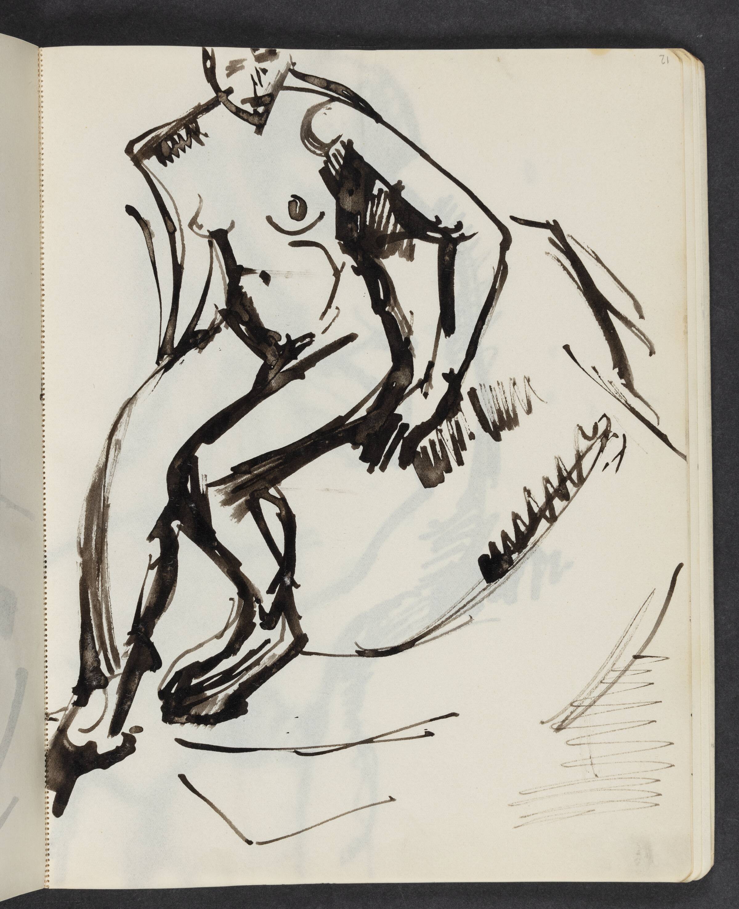 Modelstudie, Astrid Holm, 1876-1937