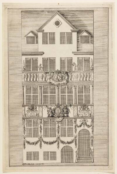 Illumination ved Prinsesse Louises Indtog 11. Dec.1743