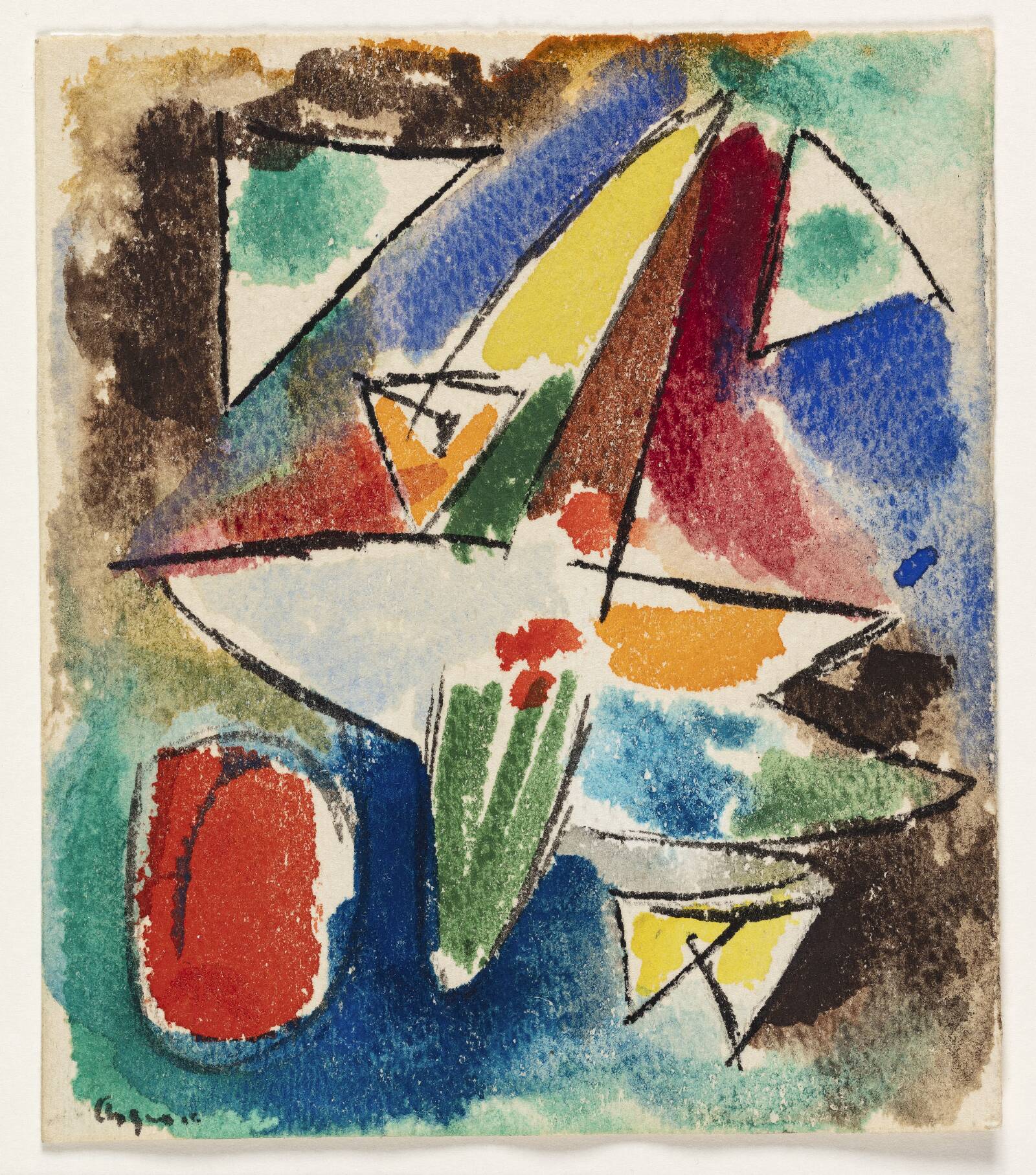 Komposition, Asger Jorn, 1944