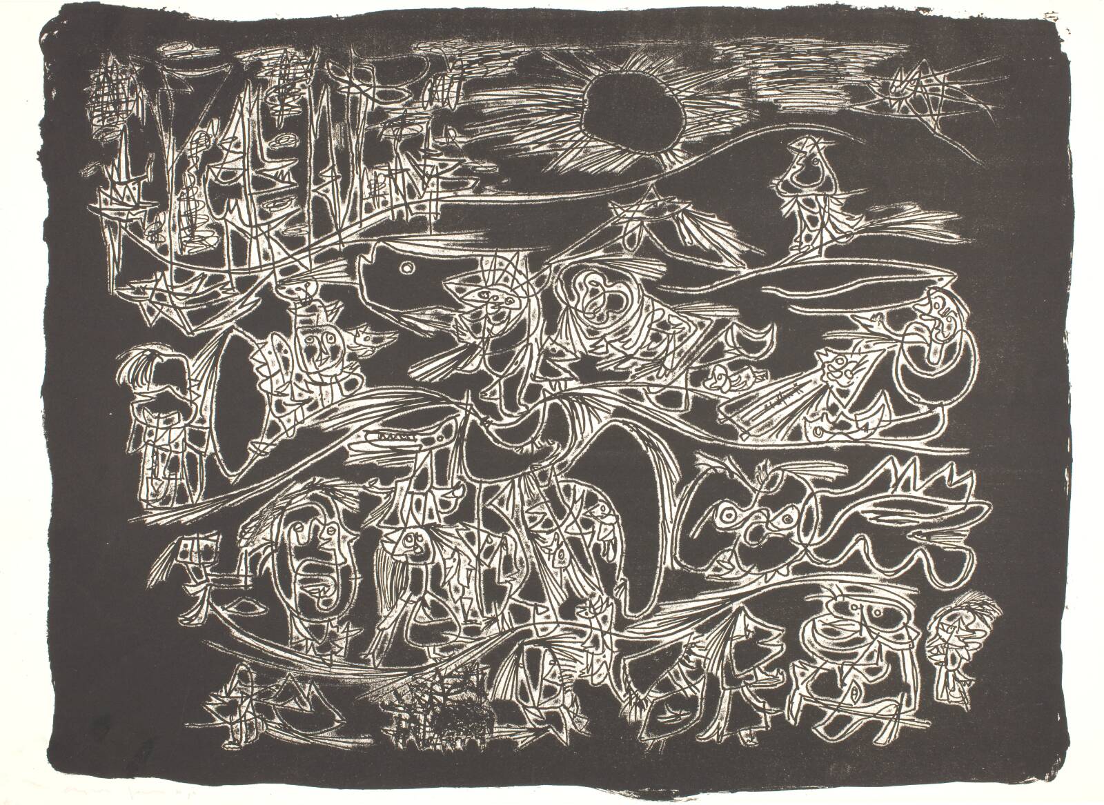 Uden titel, Asger Jorn, 1945