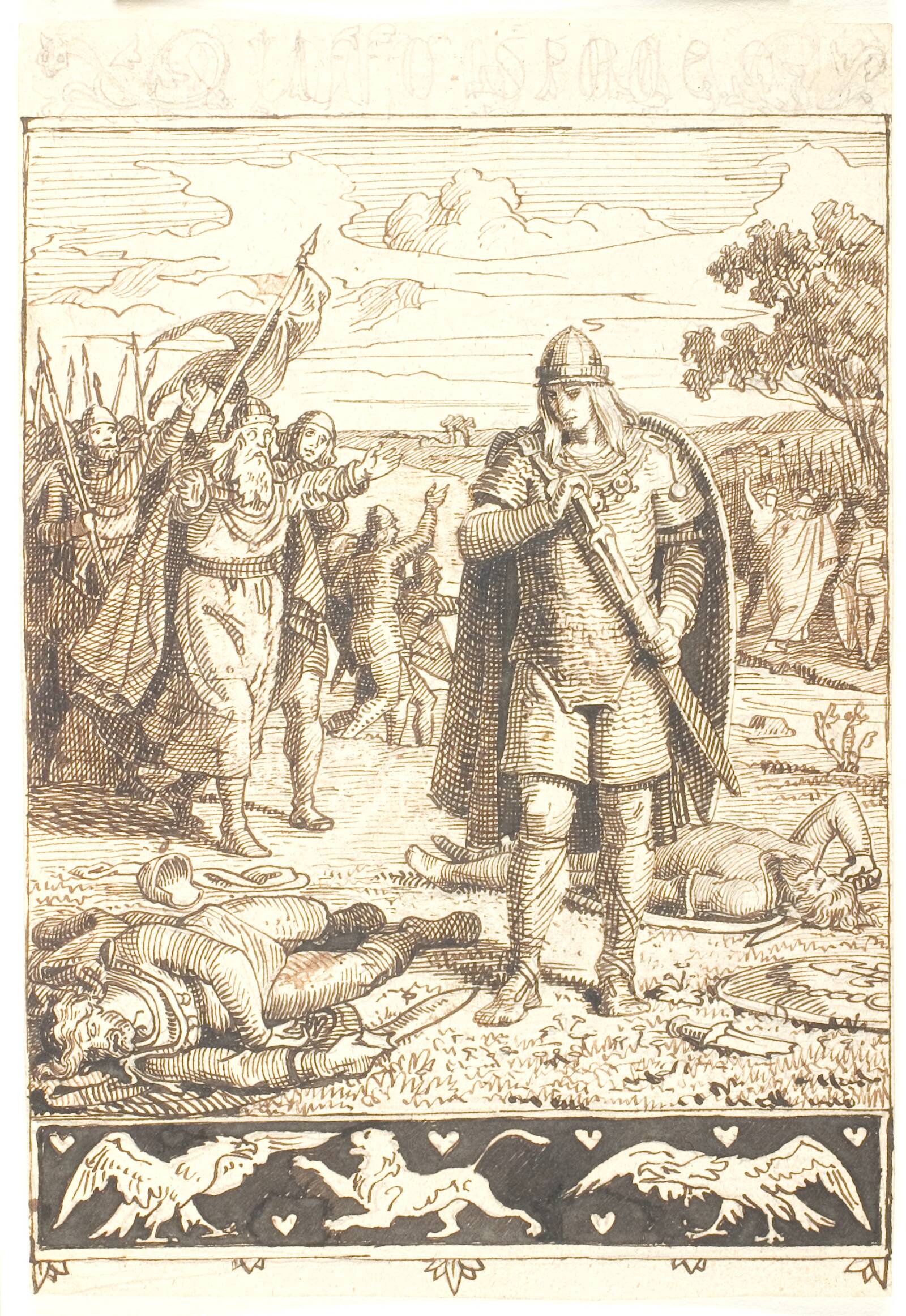 Uffe Spage, Lorenz Frølich, 1850-1853