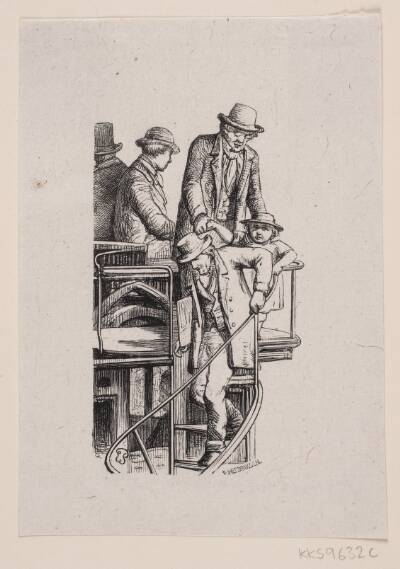 Illustration til Hother Tolderlunds "kommissionæren"