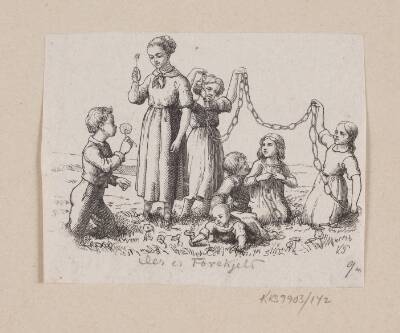Illustration til "Der er Forskjel" i H.C. Andersen, "Eventyr og Historier", Bind 2