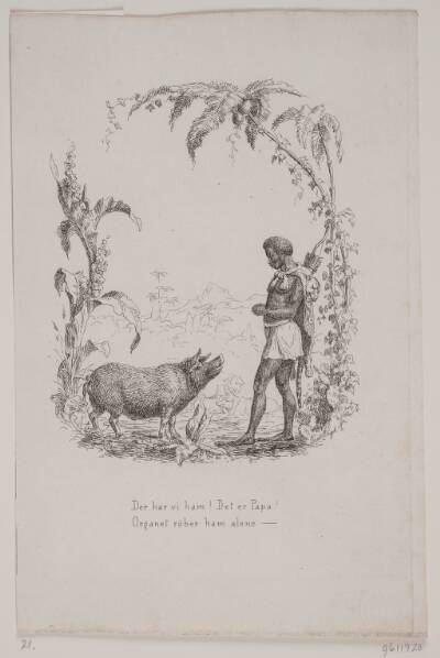 Illustration til digt af Erik Bøgh