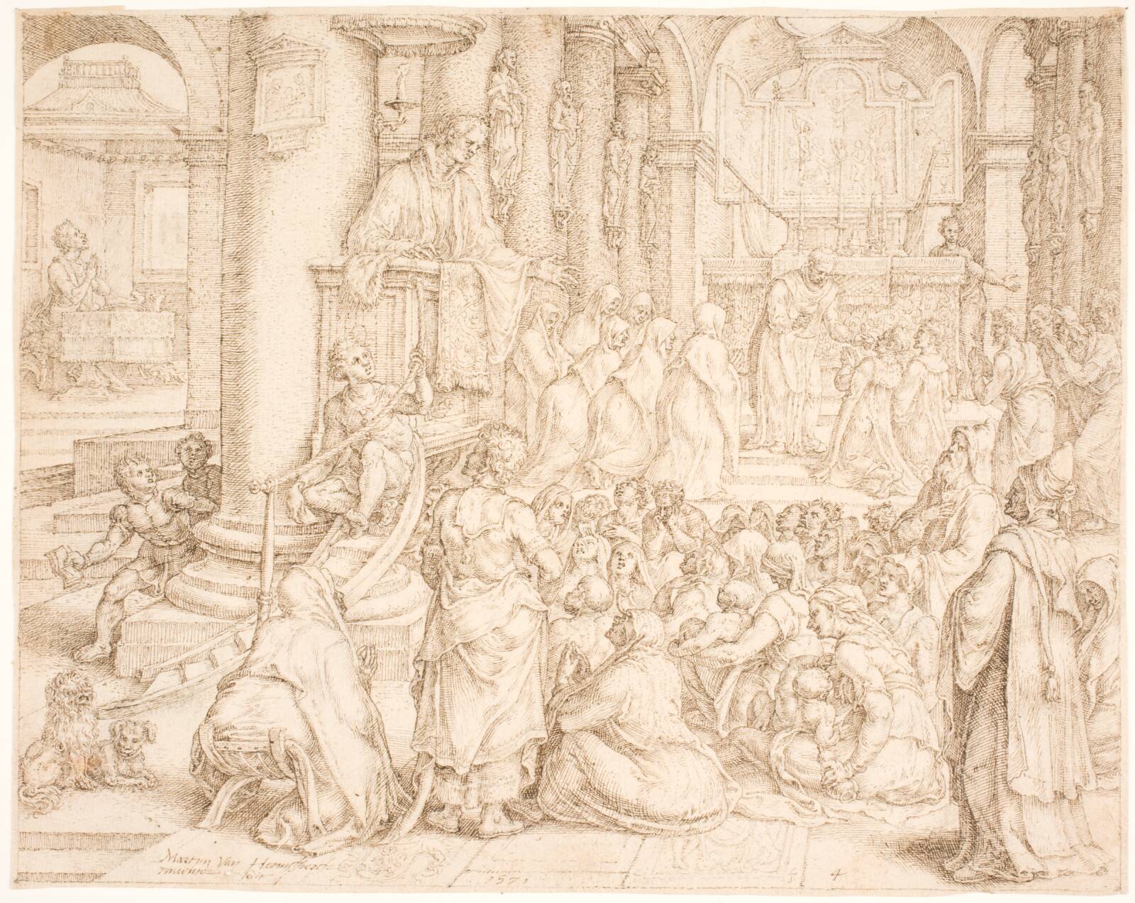 Panem nostrum (Our (daily) Bread), by Maarten van Heemskerck, 1571