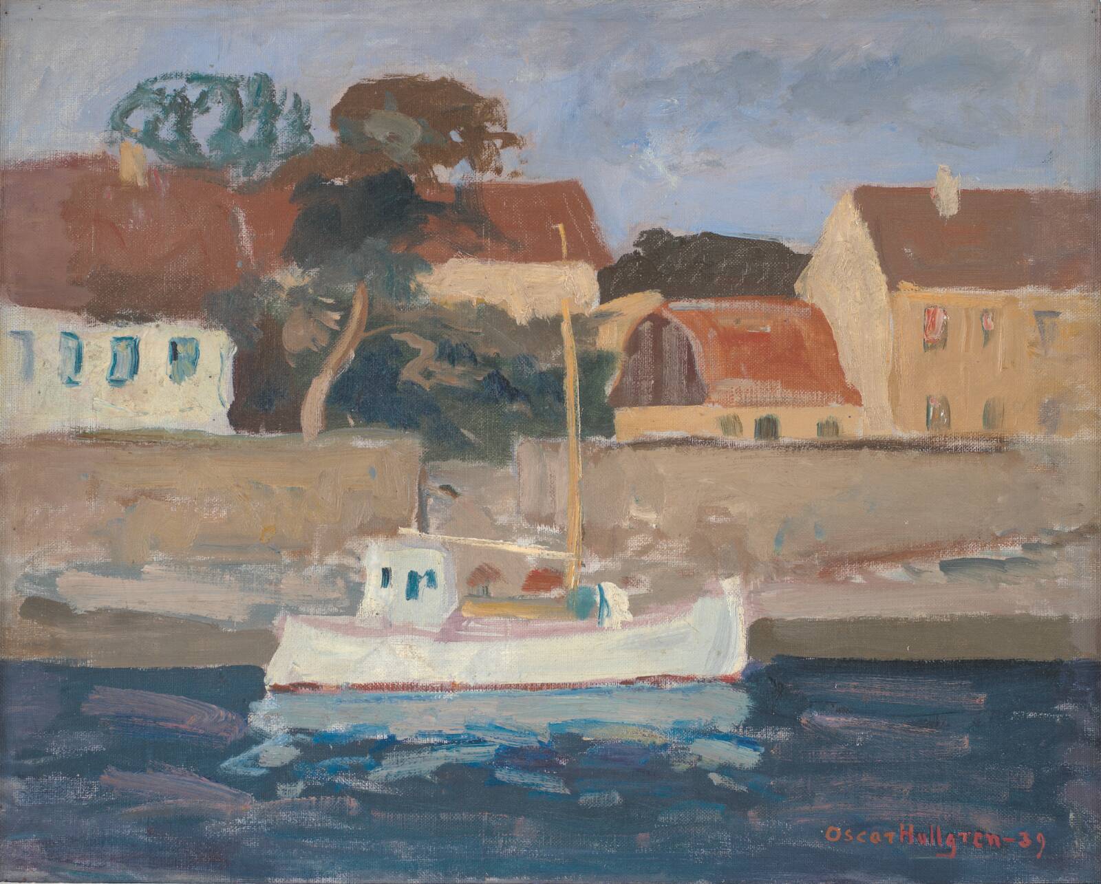 Aften, Christiansø, Oscar Hullgren, 1939