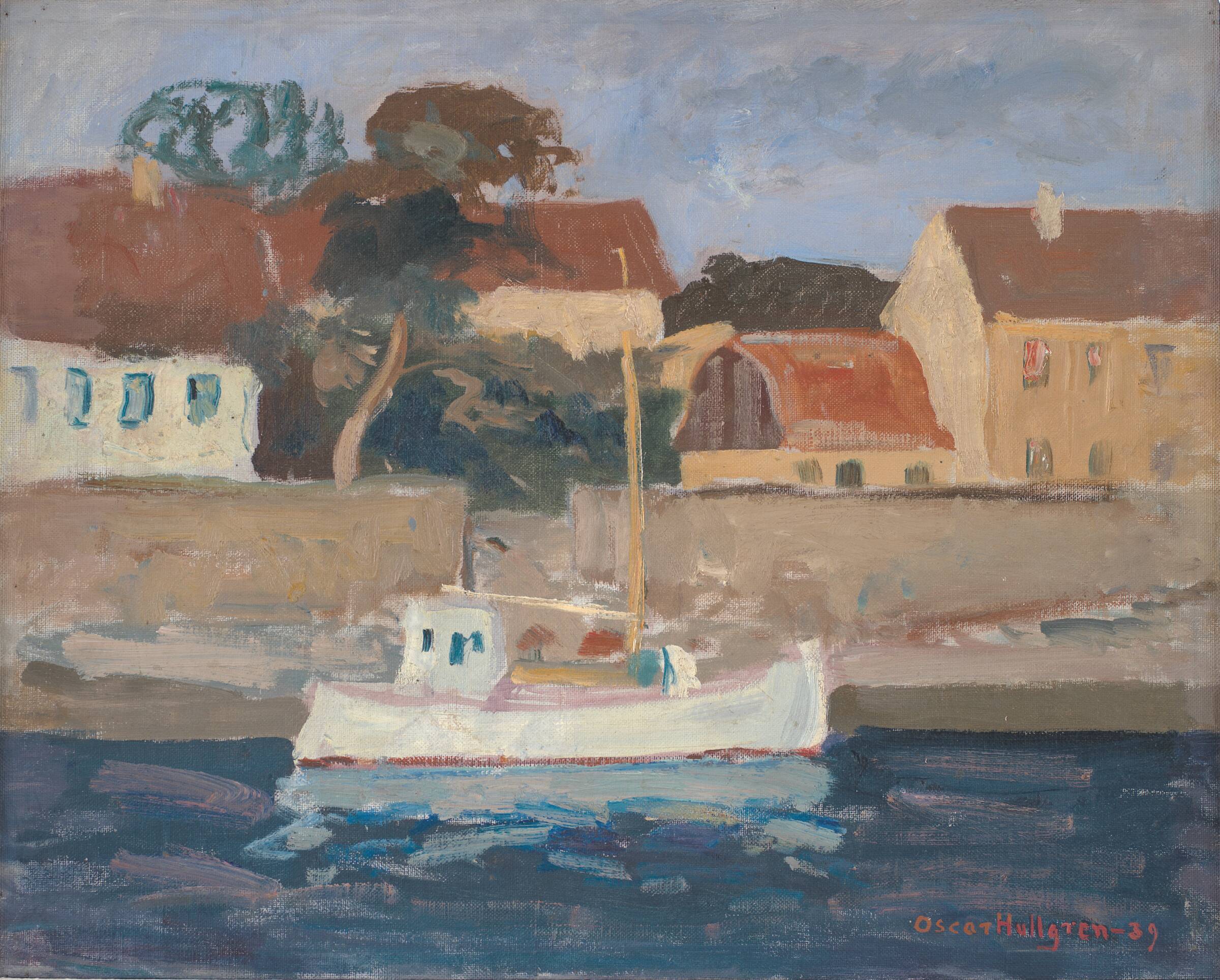 Aften, Christiansø, Oscar Hullgren, 1939