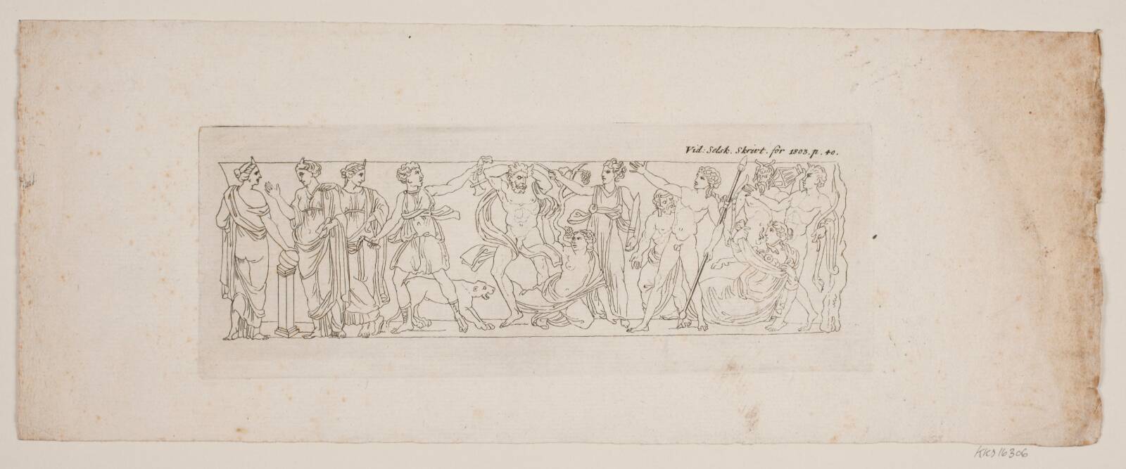 Antik frise, Gerhard Ludvig Lahde, 1803