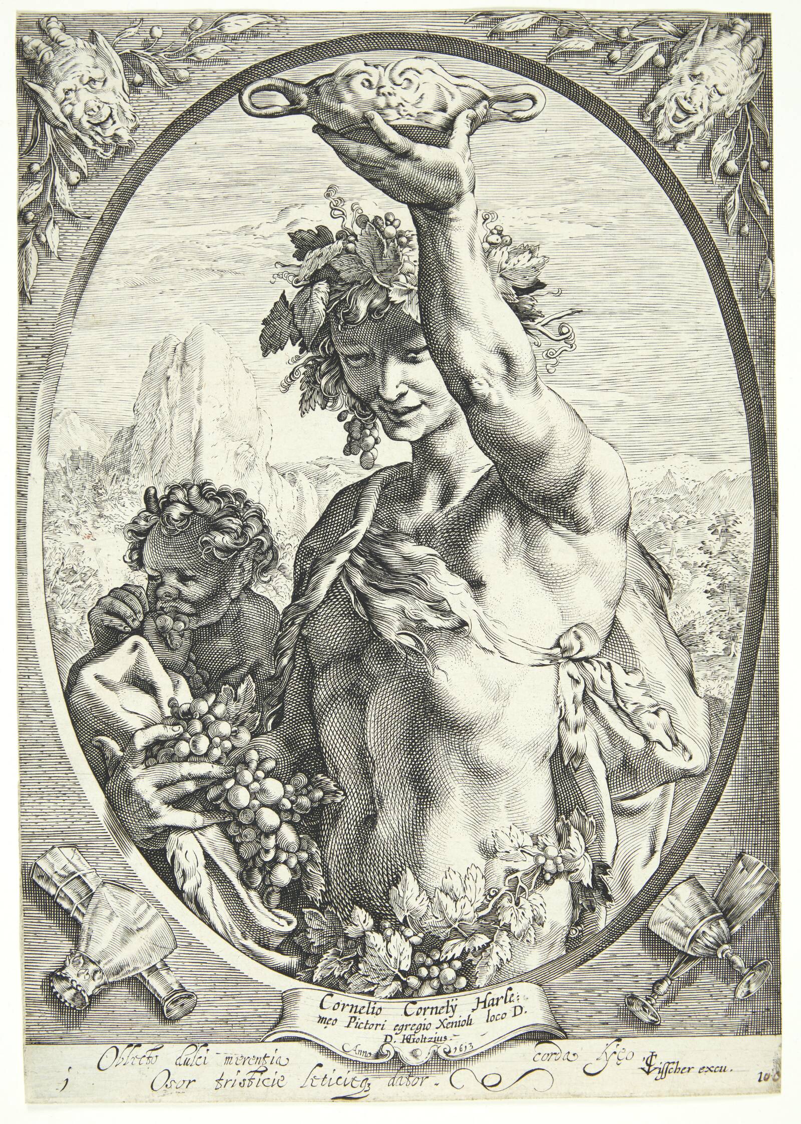 Visdom, Jacob Matham, 1593