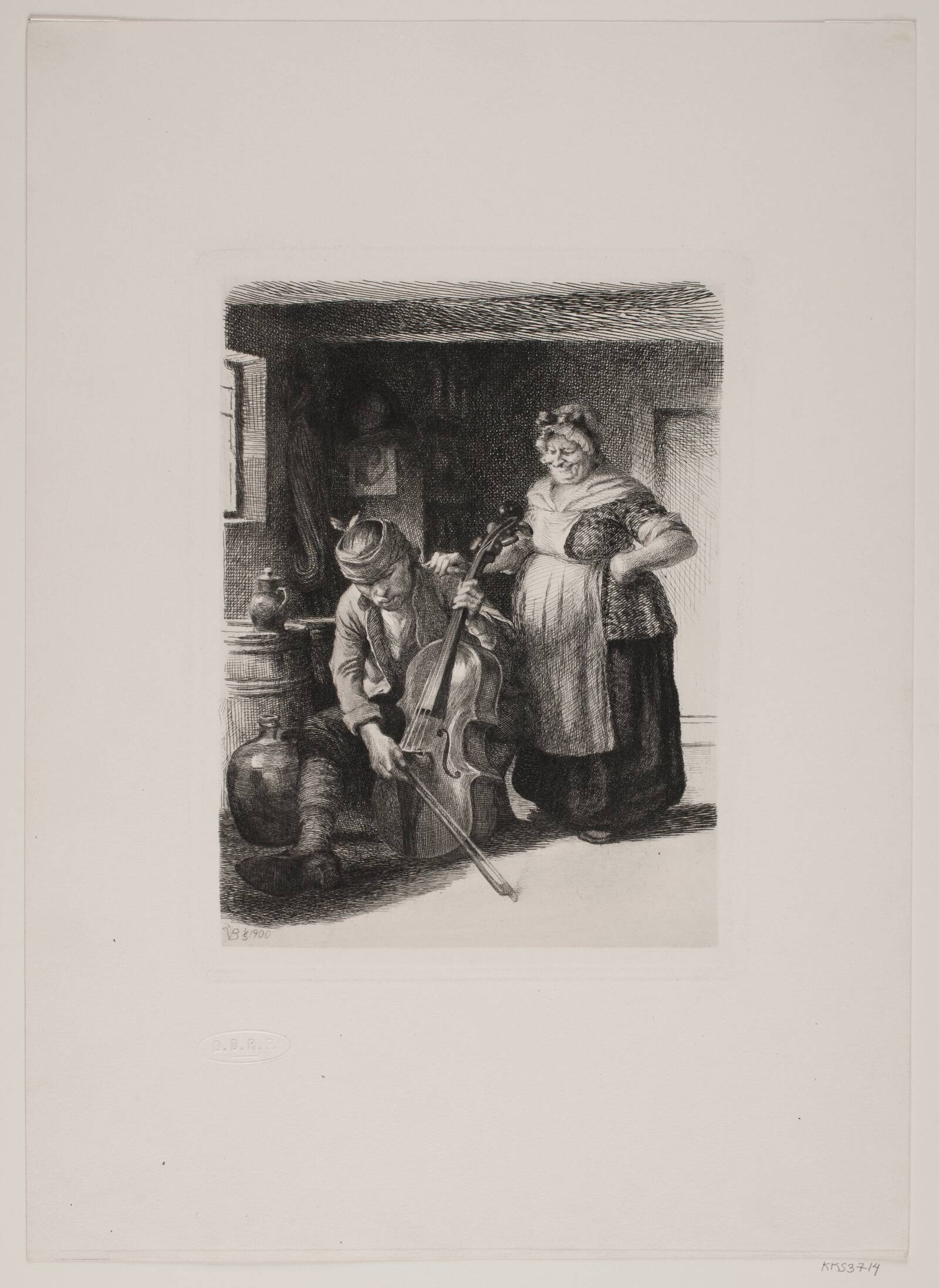 Bellmansk situation, G.V. Blom, 1900