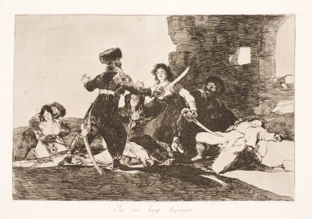 Det er allerede for sent (19), Francisco de Goya, 1810-1820