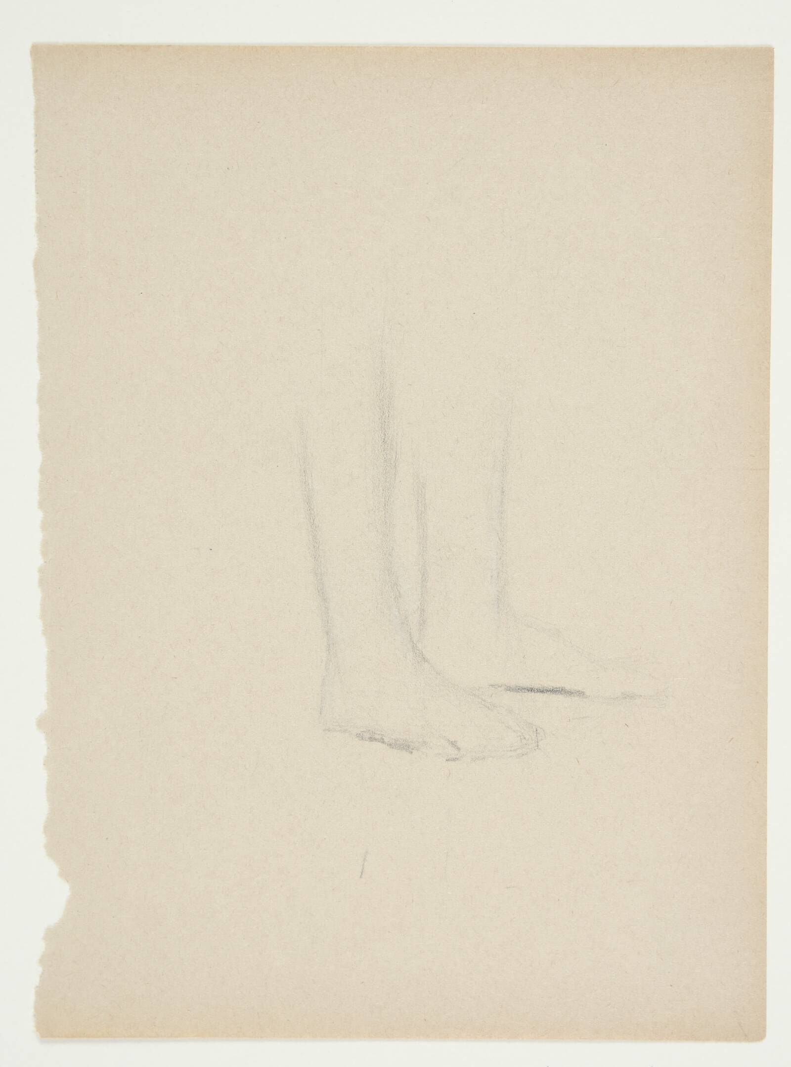 Studie af et par fødder, Agnete Madsen, 1950-1954