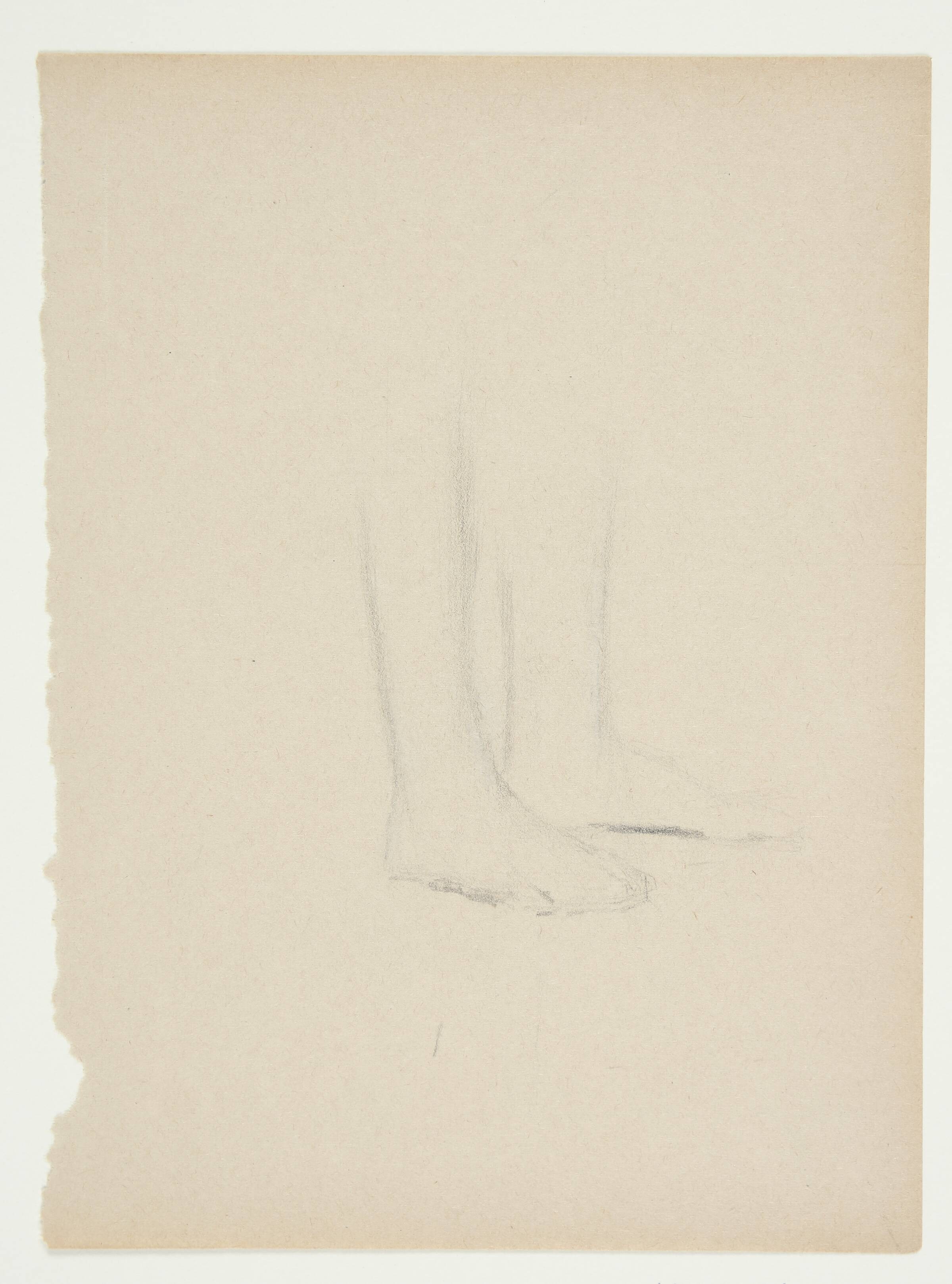 Studie af et par fødder, Agnete Madsen, 1950-1954