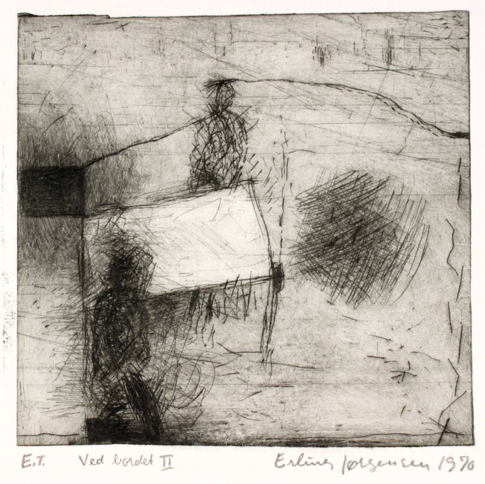 Ved bordet II, Erling Jørgensen, 1970