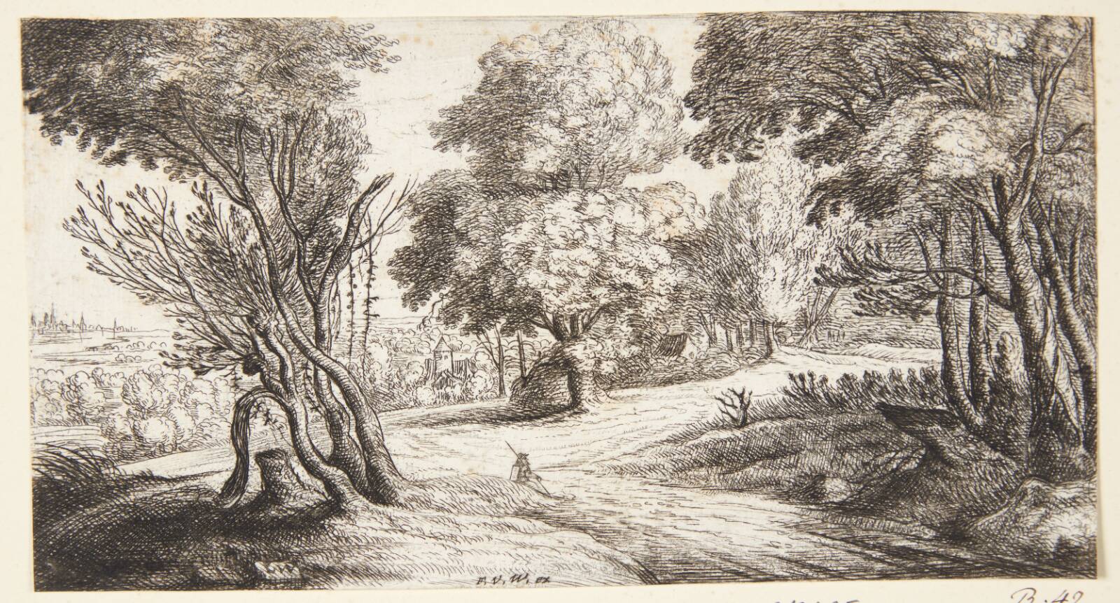 Skovlandskab, Lucas van Uden, 1595-1673
