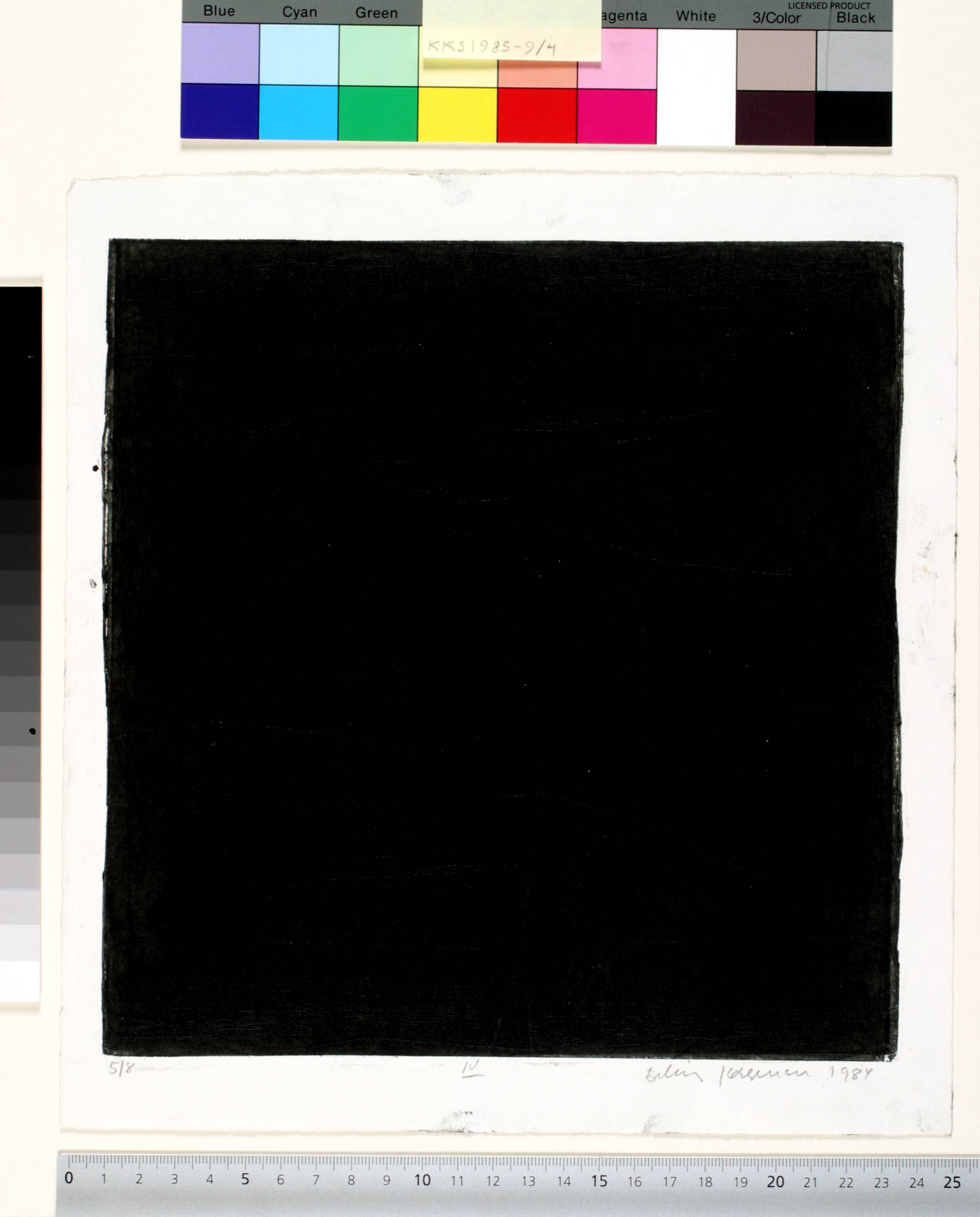 Dagbogsblad IV, Erling Jørgensen, 1984