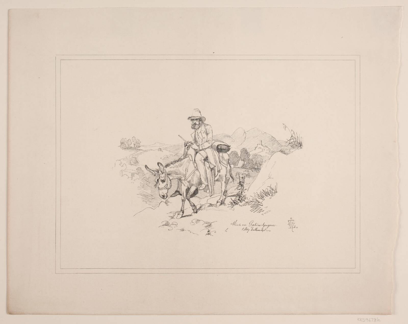 Minde om Sabinerbjernene, Ubekendt, 1870-1924