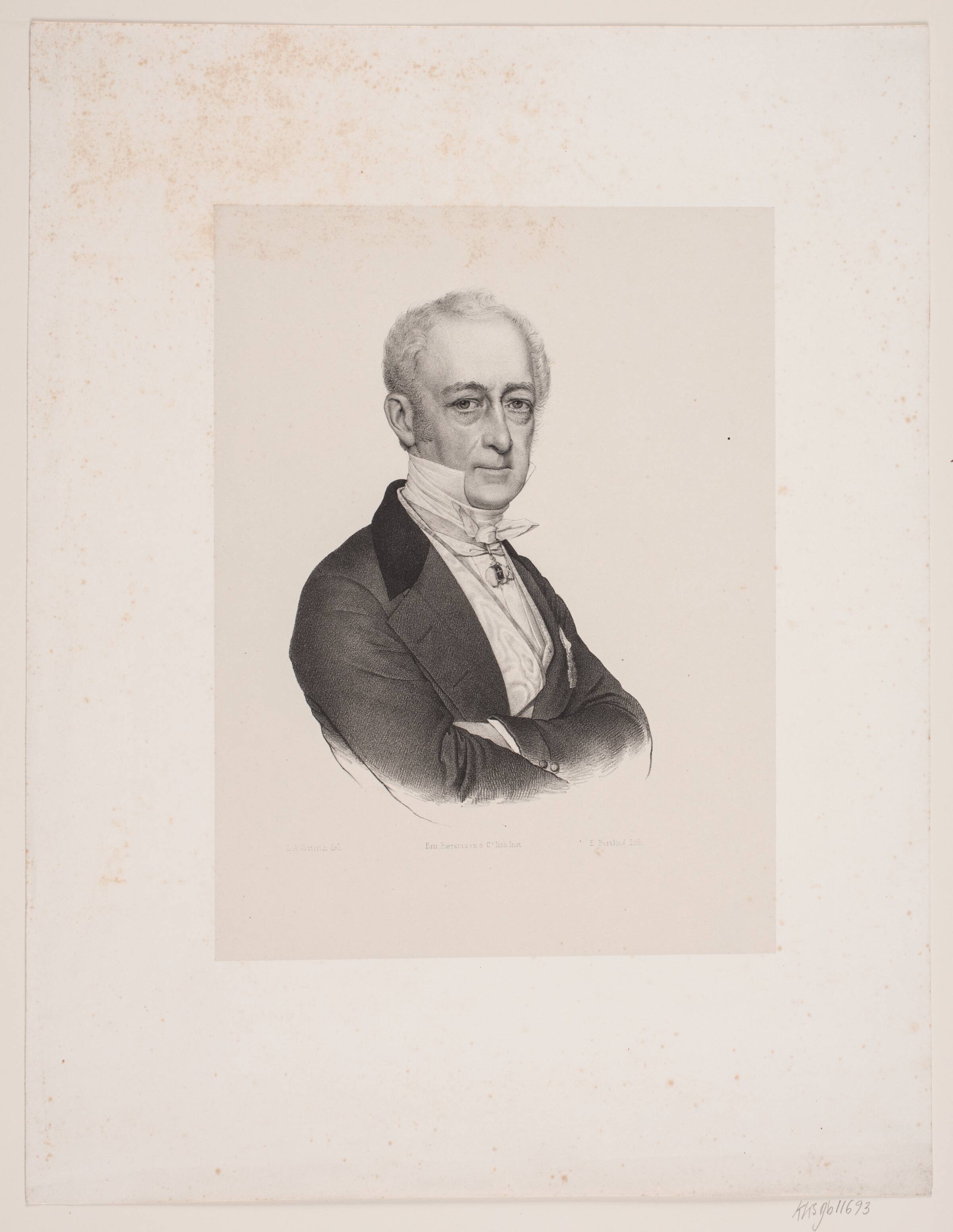 J. G. Levetzau, Edvard Fortling, 1809-1875