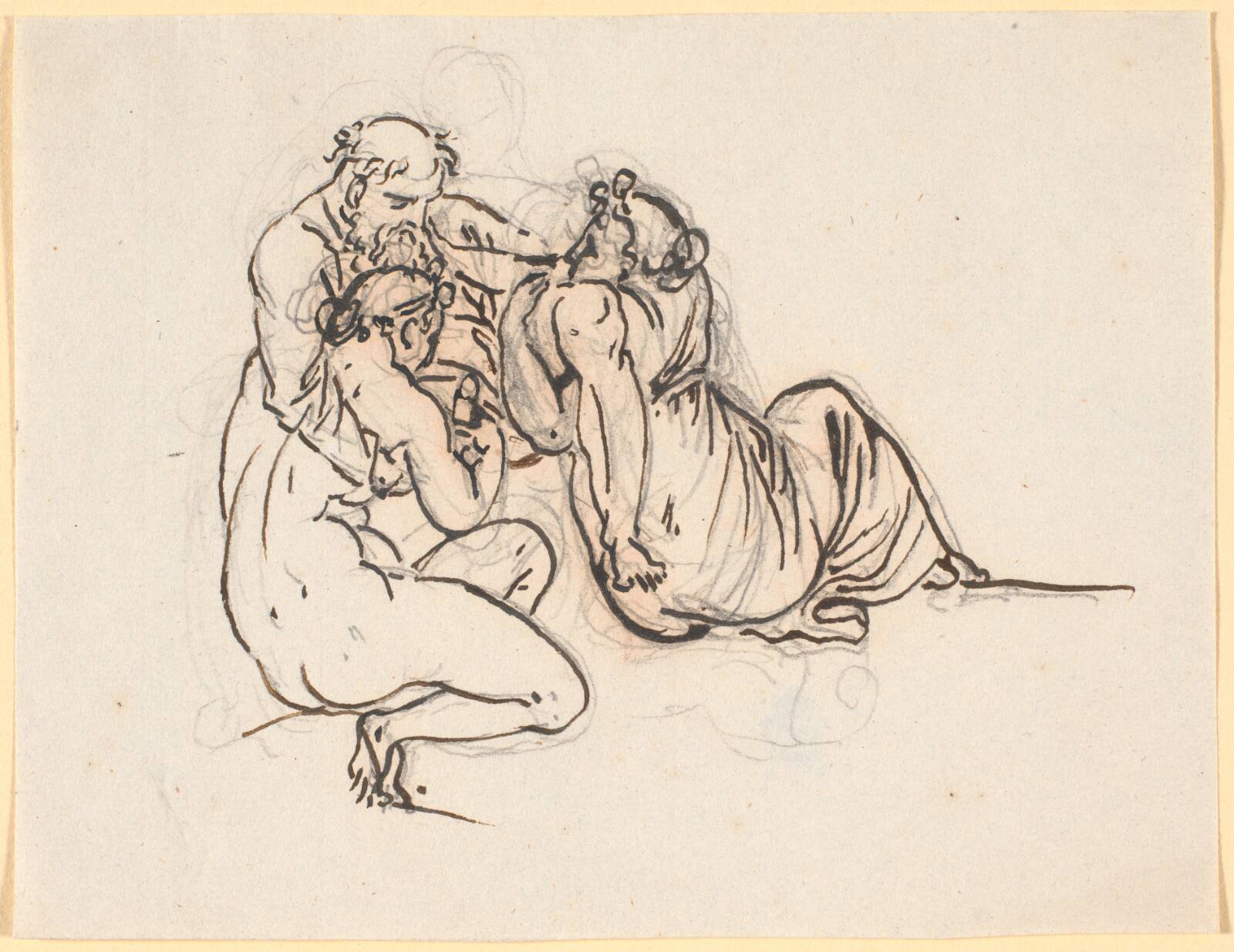 Loth og hans døtre, Nicolai Abildgaard, 1743-1809
