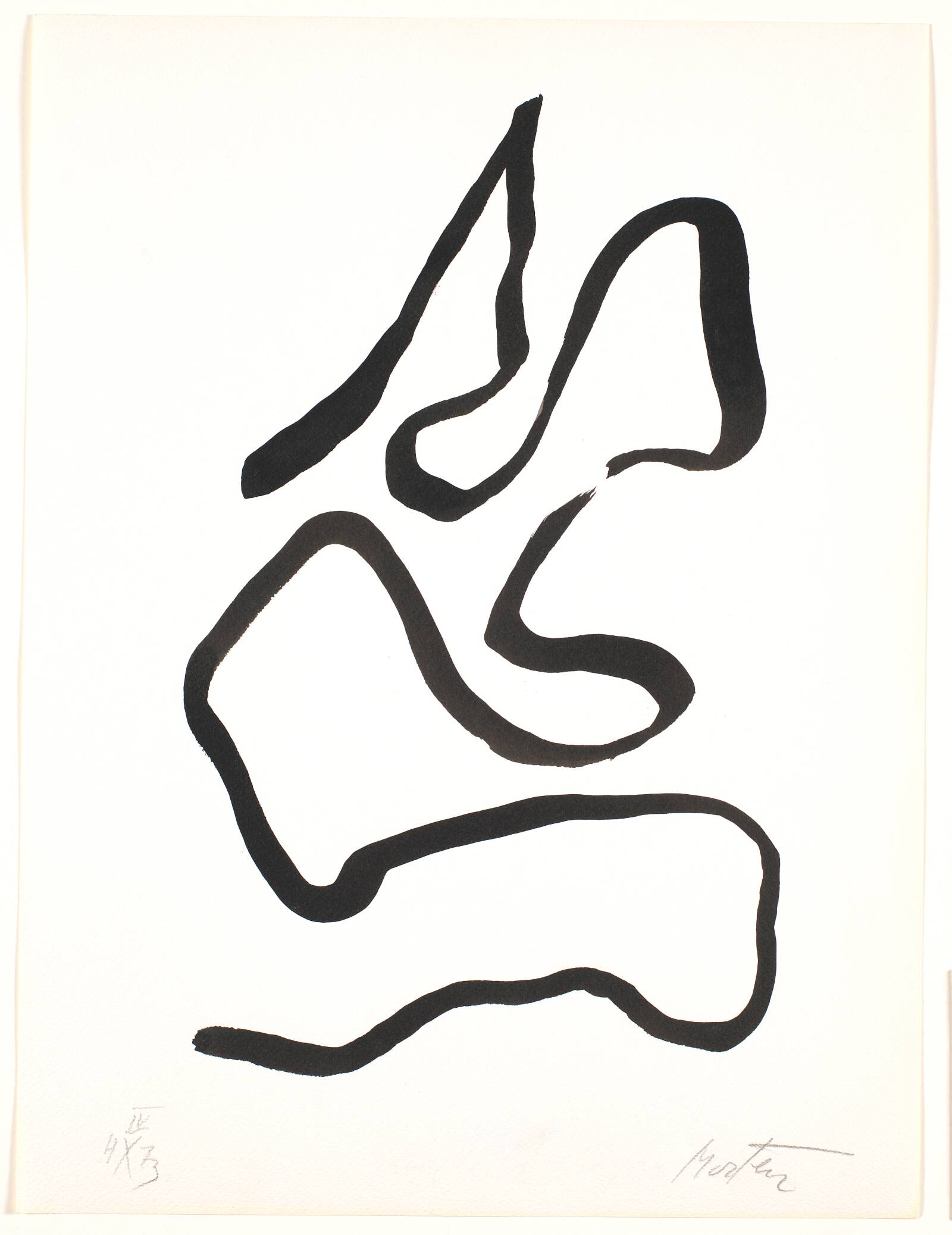 Penseltegn, Richard Mortensen, 1973