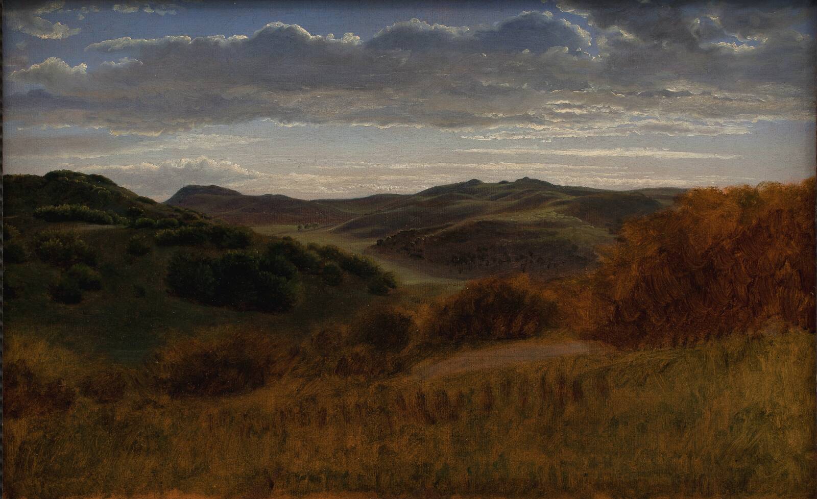 Hills behind the Møen Cliff, by P.C. Skovgaard, 1847-1851