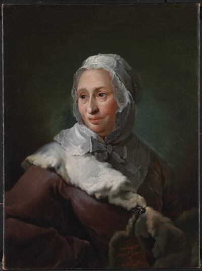 Portræt af Elisabeth Marie Fabritius, født d'Abbestée