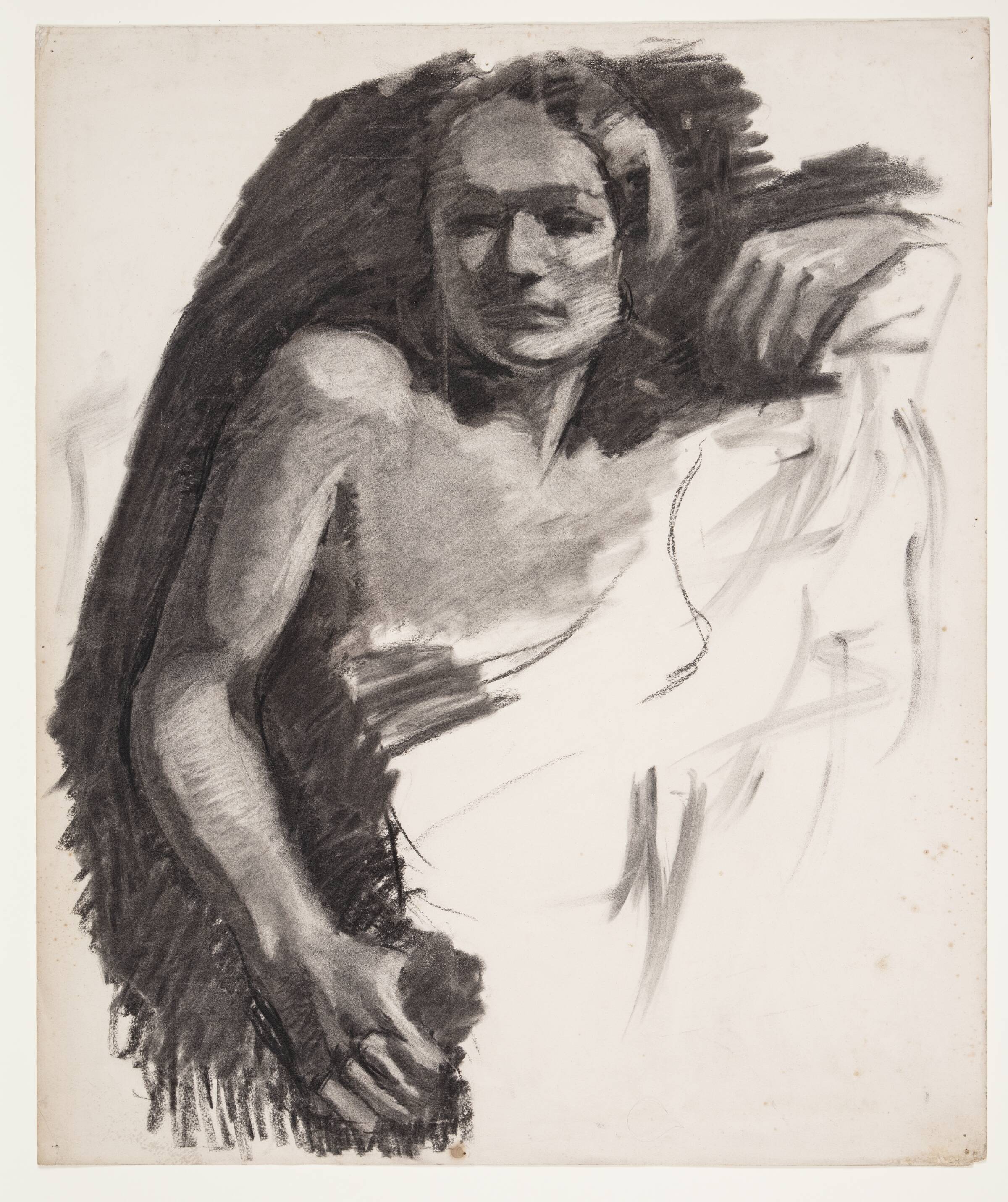 Kvindelig model, Oluf Hartmann, 1901-1905