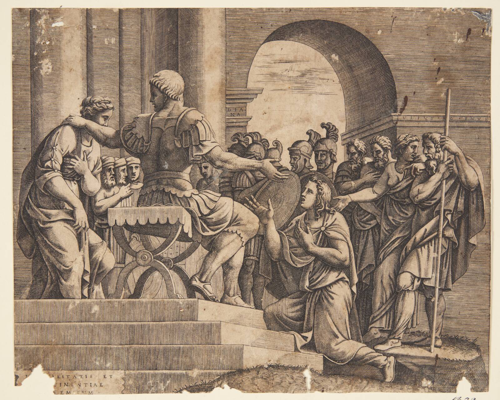 Scipios ædelmod, Diana Scultori, 1536-1588
