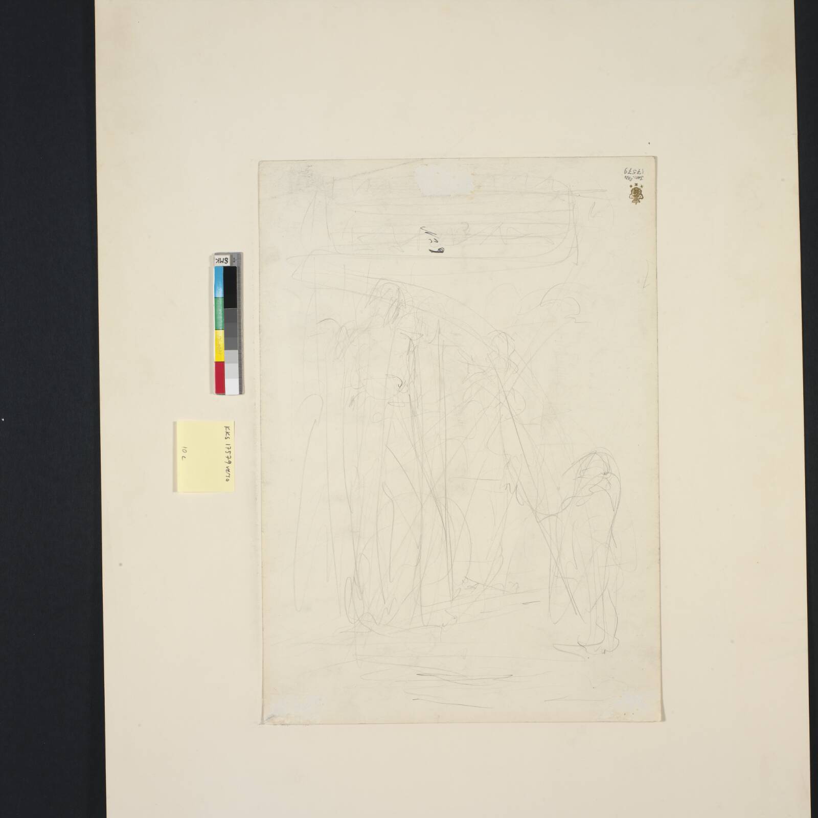 Geometrisk kompositionsstudie, Aksel Jørgensen, 1946